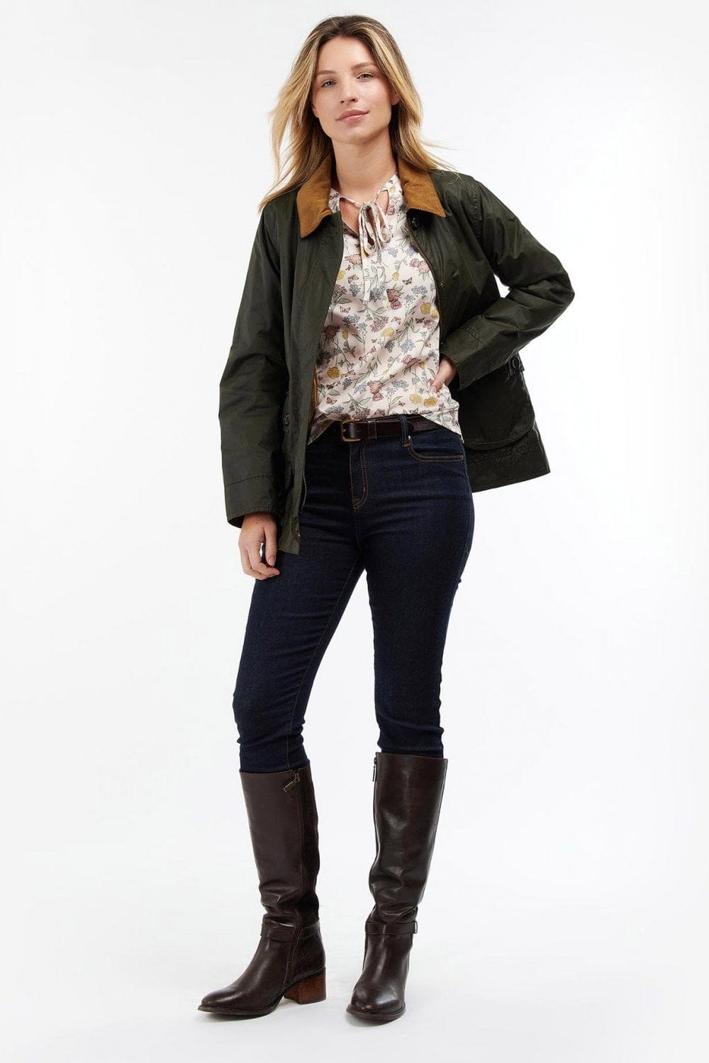 Barbour Attingham Wax Jacket - Archive Olive/Classic