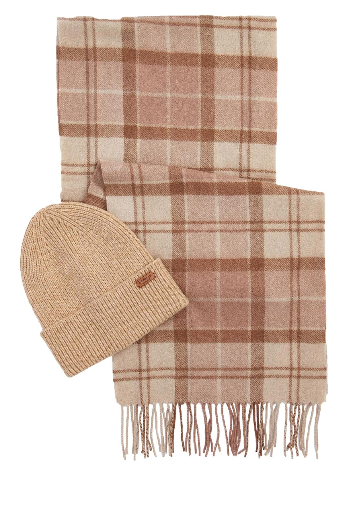 Barbour Aubrey Beanie And Scarf Gift Set - Camel LGS0096_CM31_OS