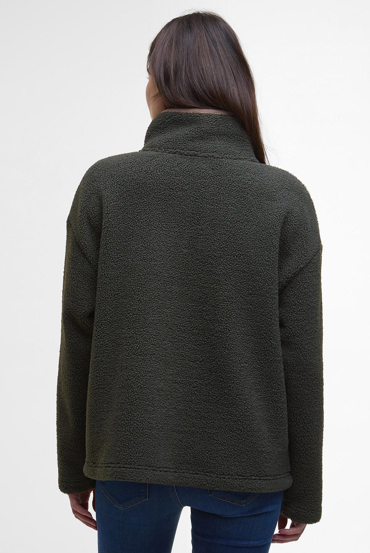 Barbour Bamburgh Half-Zip Fleece - Olive