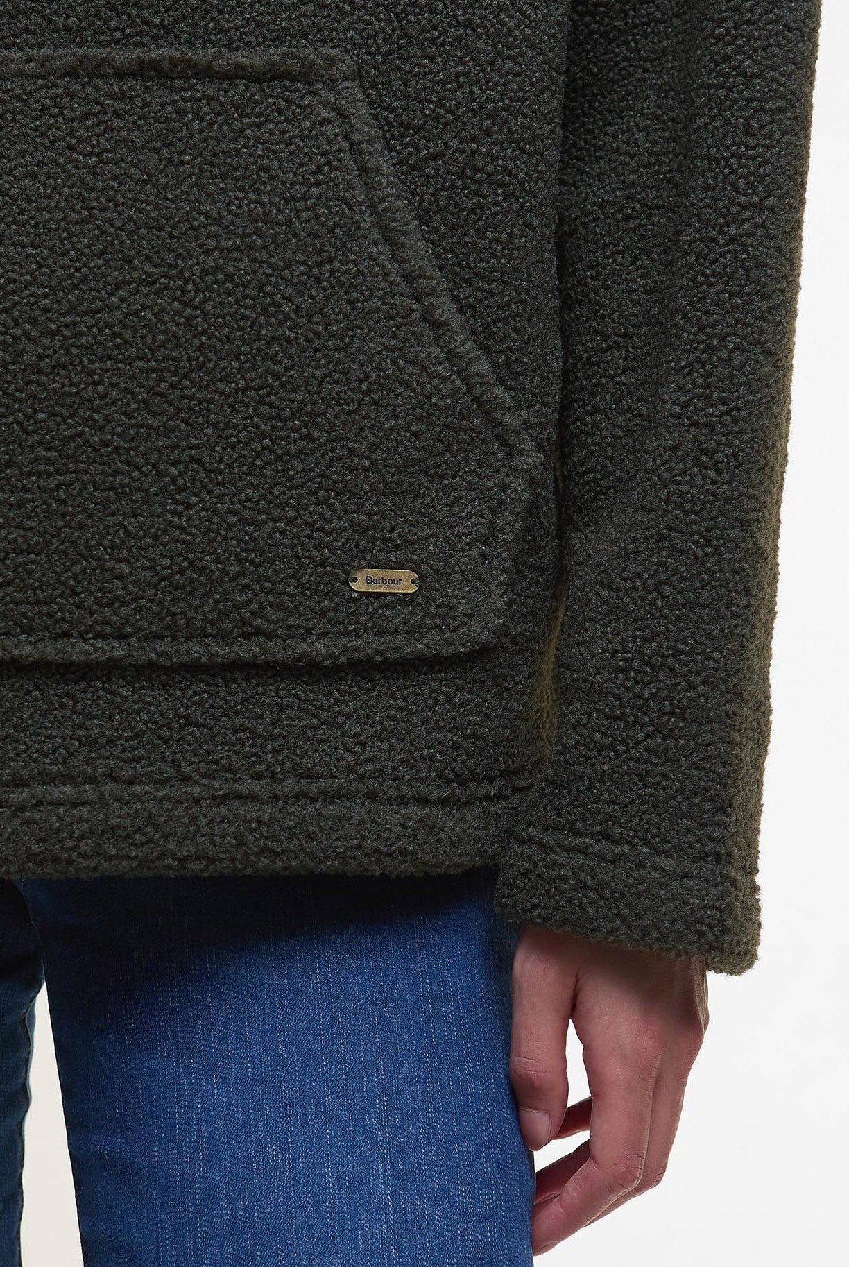 Barbour Bamburgh Half-Zip Fleece - Olive