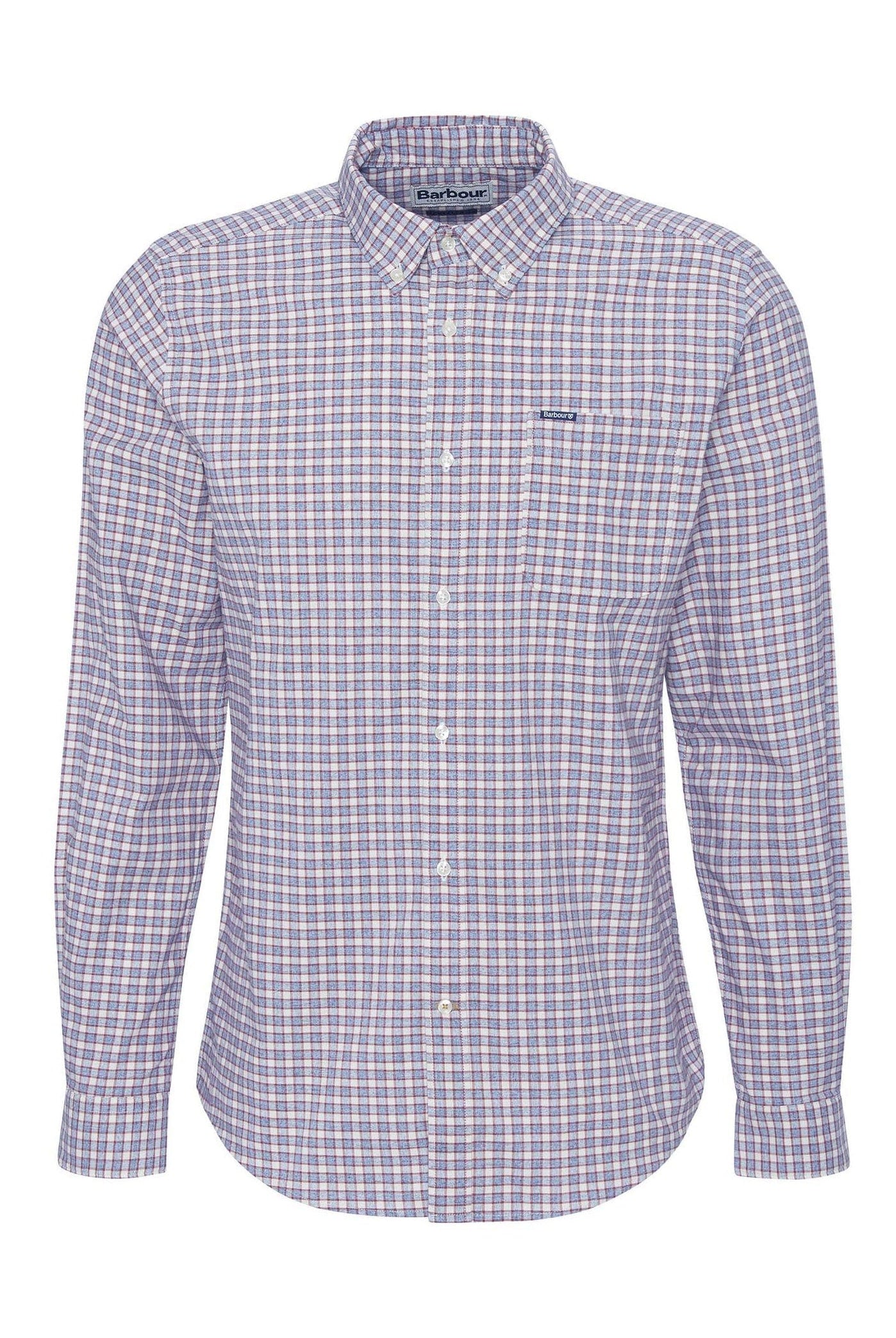 Barbour Banner Tailored Long Sleeve Shirt - Red