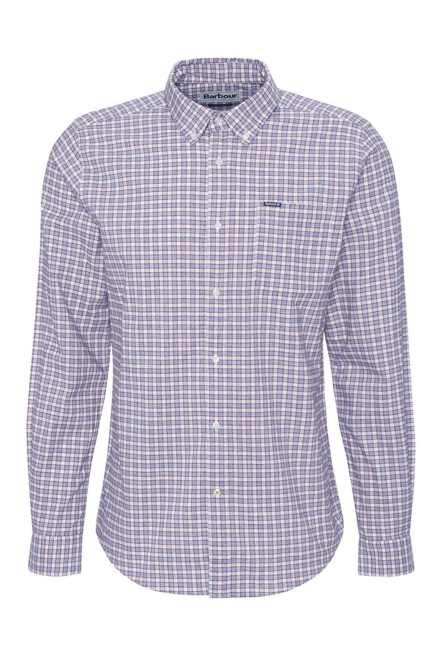 Barbour Banner Tailored Long Sleeve Shirt - Red