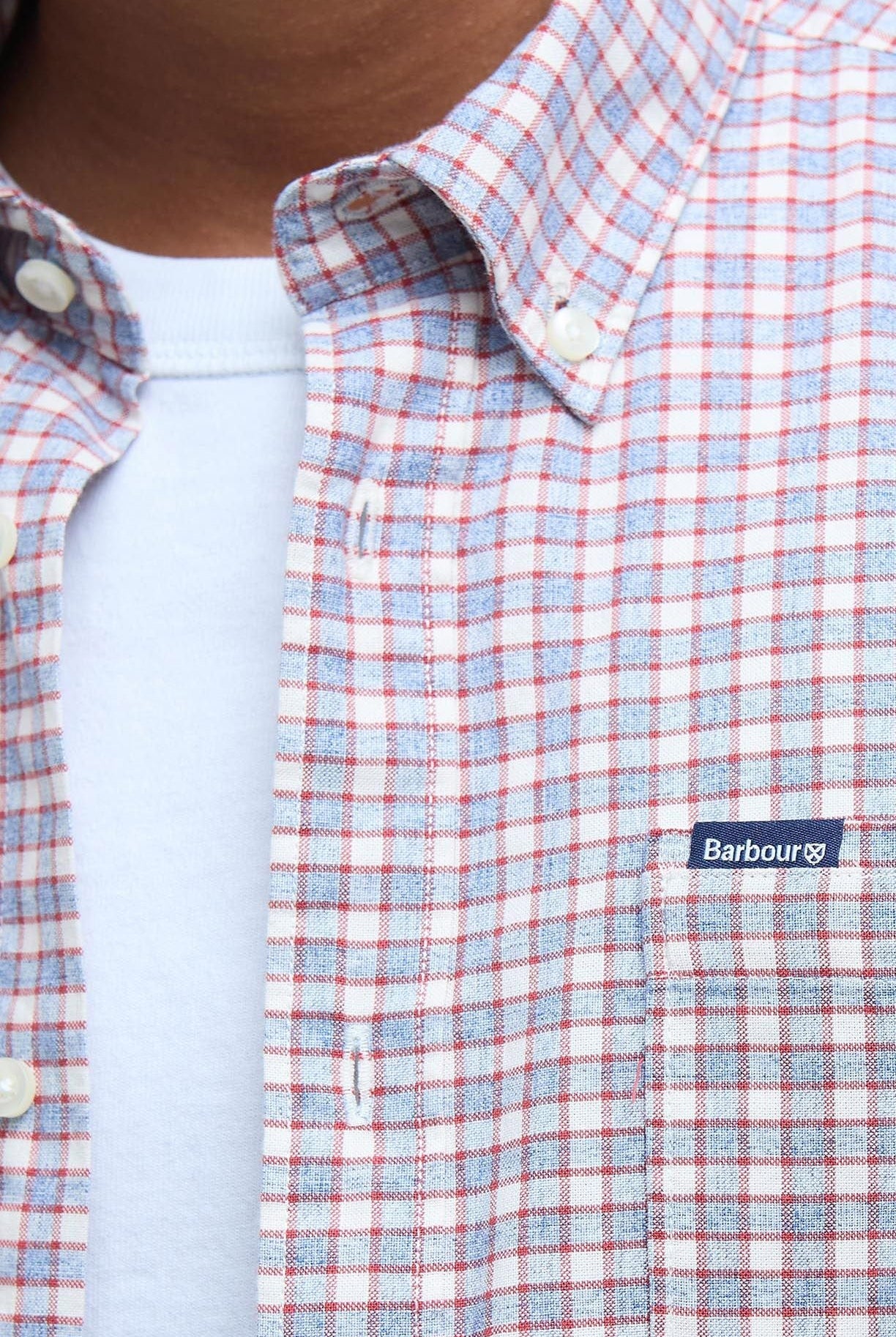 Barbour Banner Tailored Long Sleeve Shirt - Red