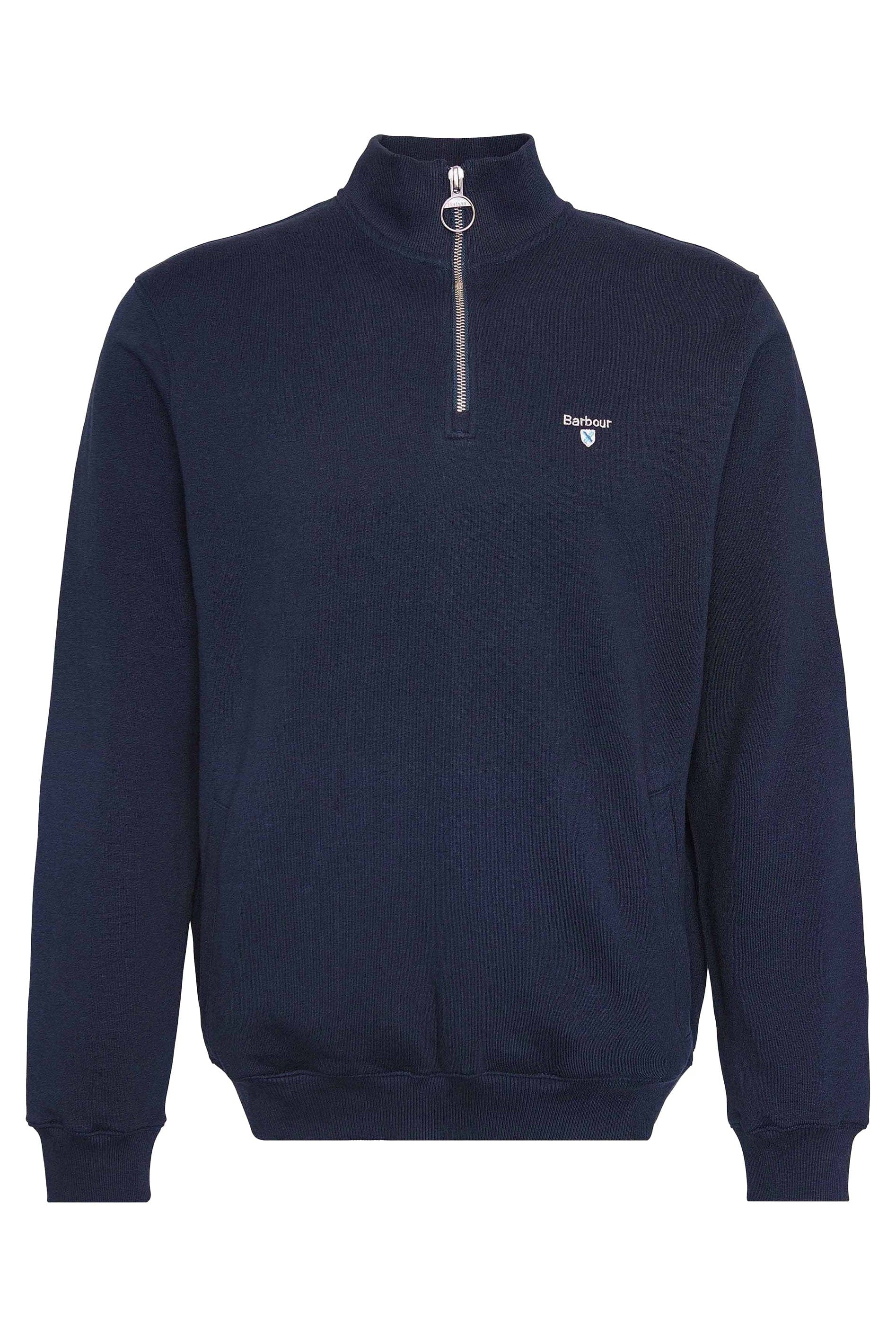 Barbour Beckhill Half Zip Sweatshirt - Navy