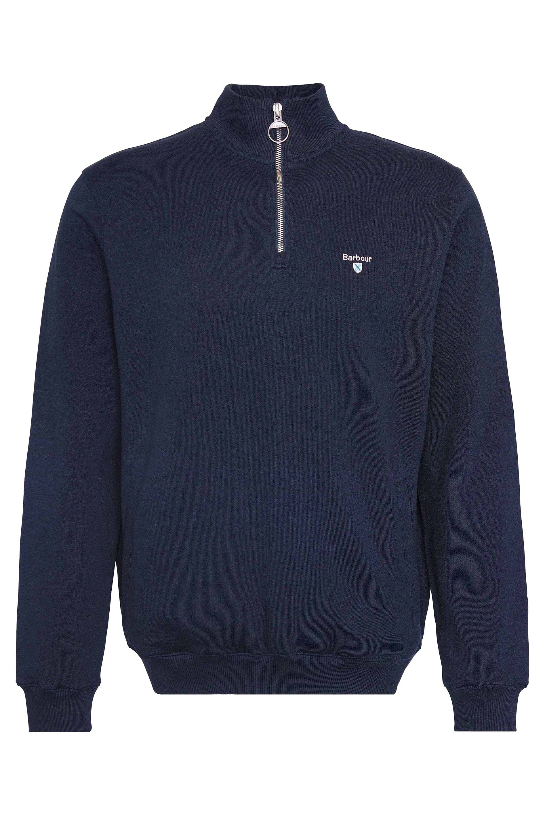 Barbour Beckhill Half Zip Sweatshirt - Navy