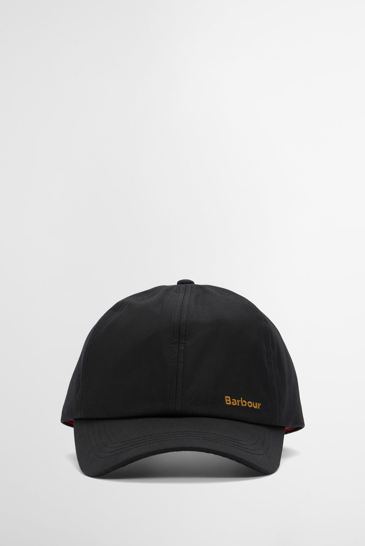Barbour Belsay Wax Cap - Black/Cardinal LHA0477_BK11_OS