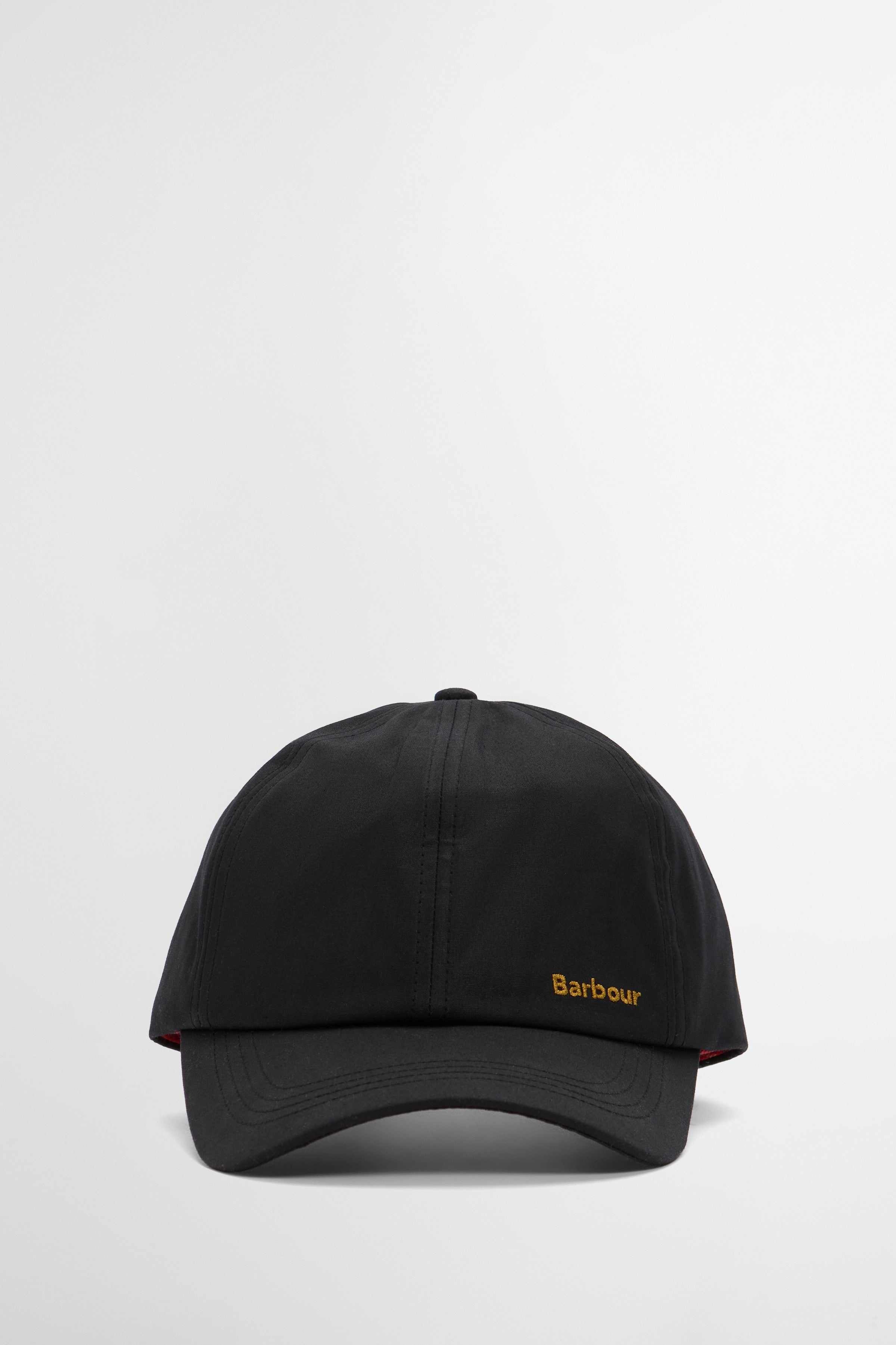 Barbour Belsay Wax Cap - Black/Cardinal LHA0477_BK11_OS