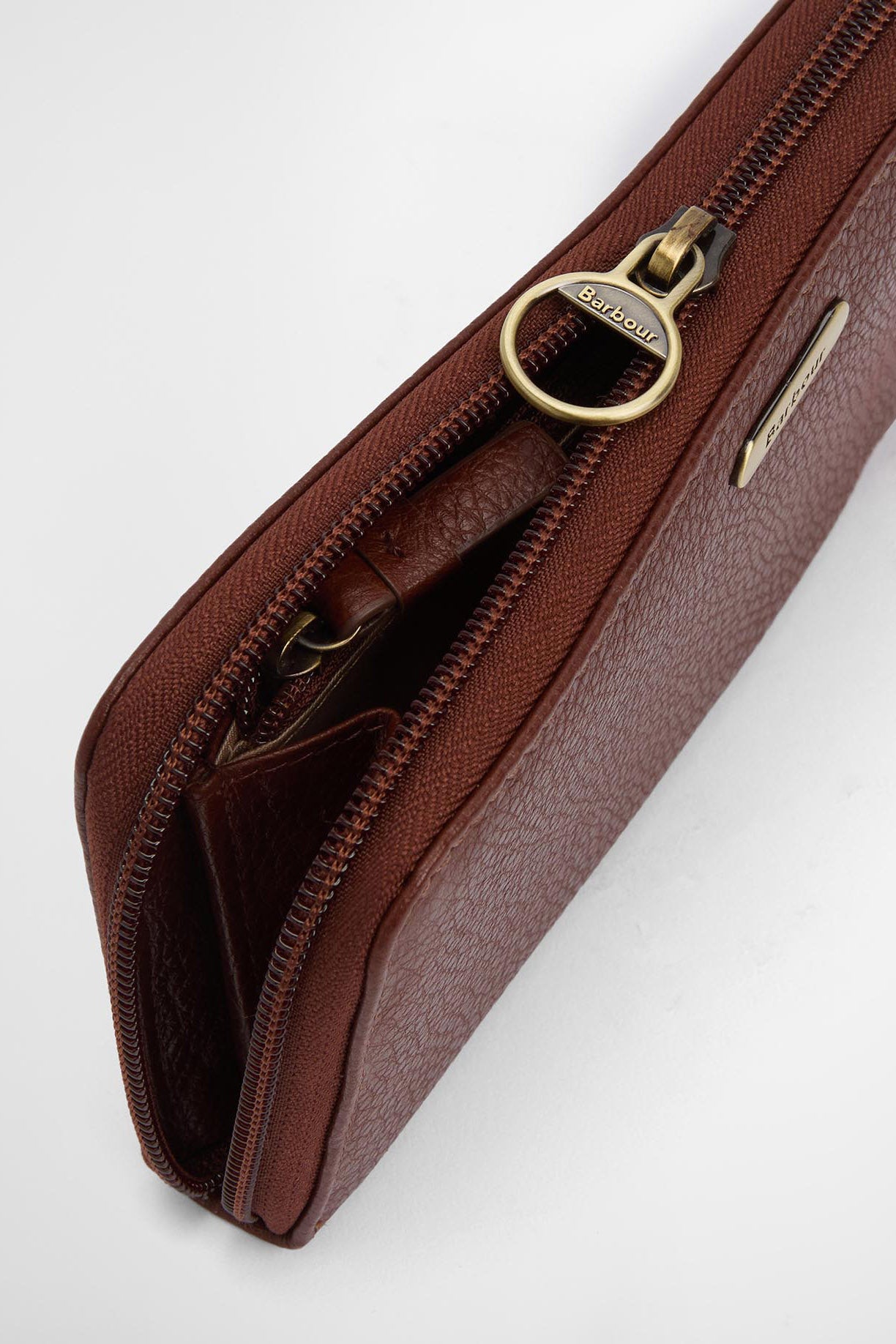 Barbour Birch Leather Purse - Brown LLG0038_BR11_OS