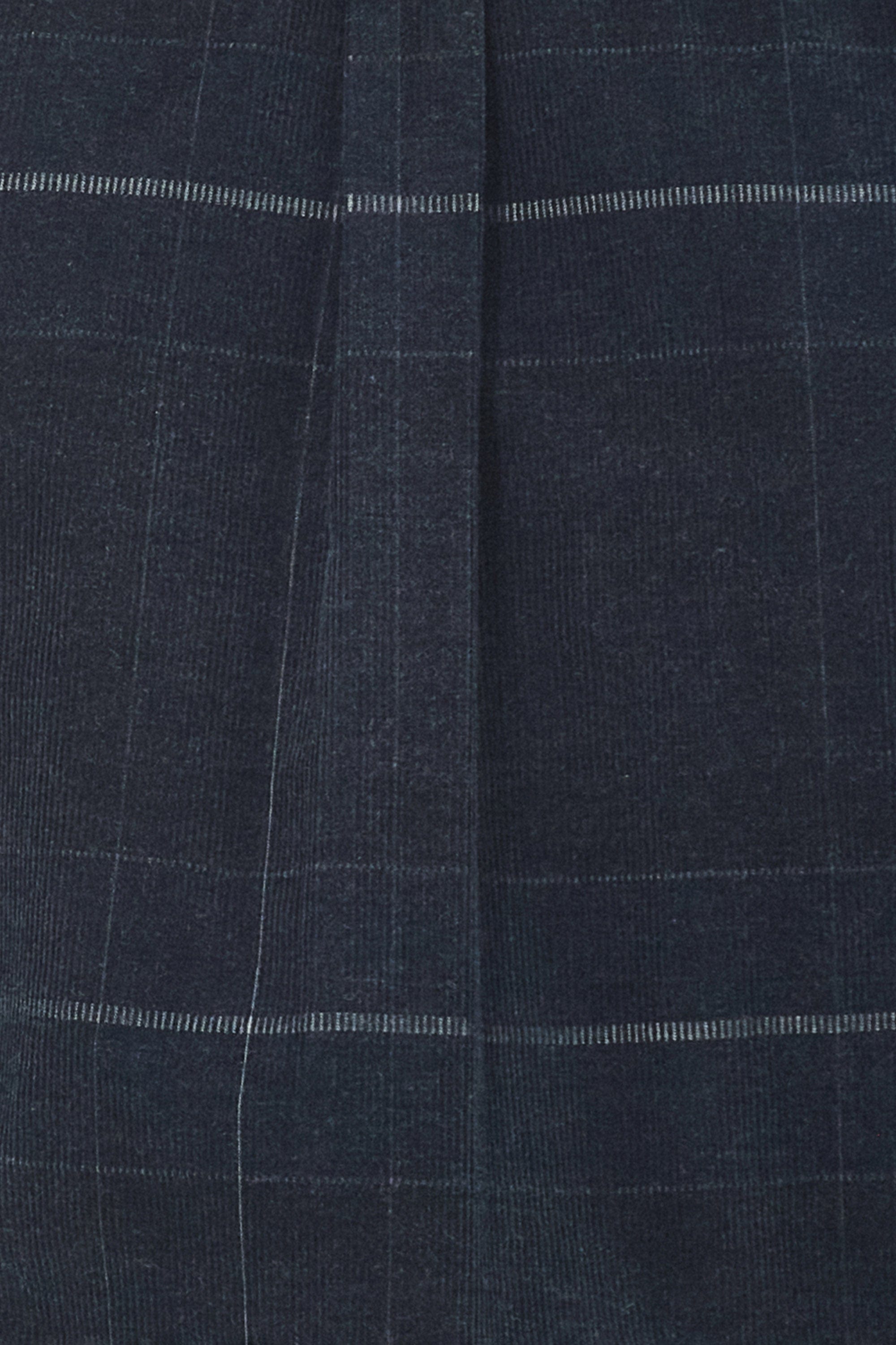 Barbour Blair Tailored Tartan Cord Shirt - Black Slate