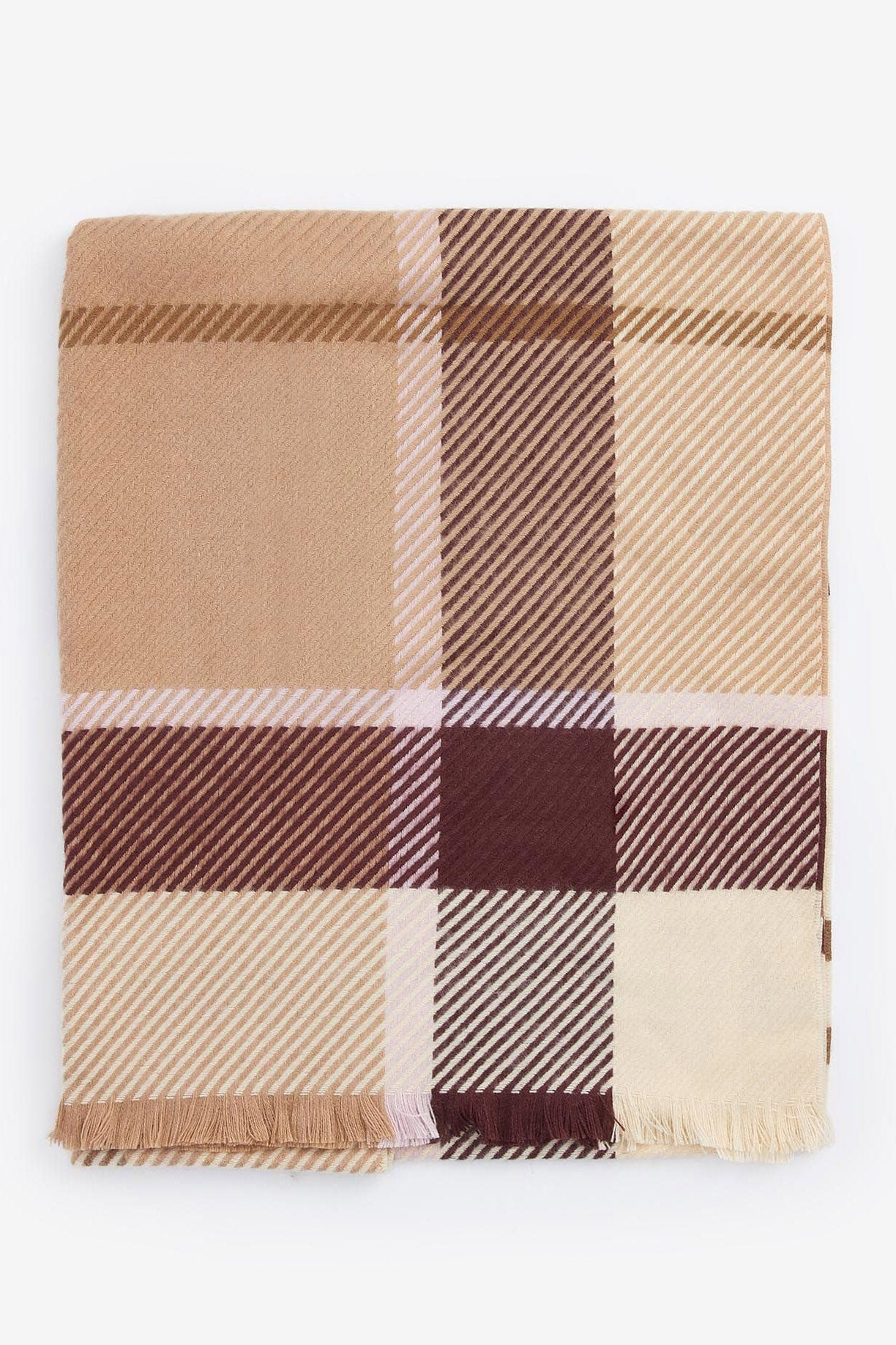 Barbour Blair Tartan Scarf - Muted Cabernet LSC0308_PU51_OS