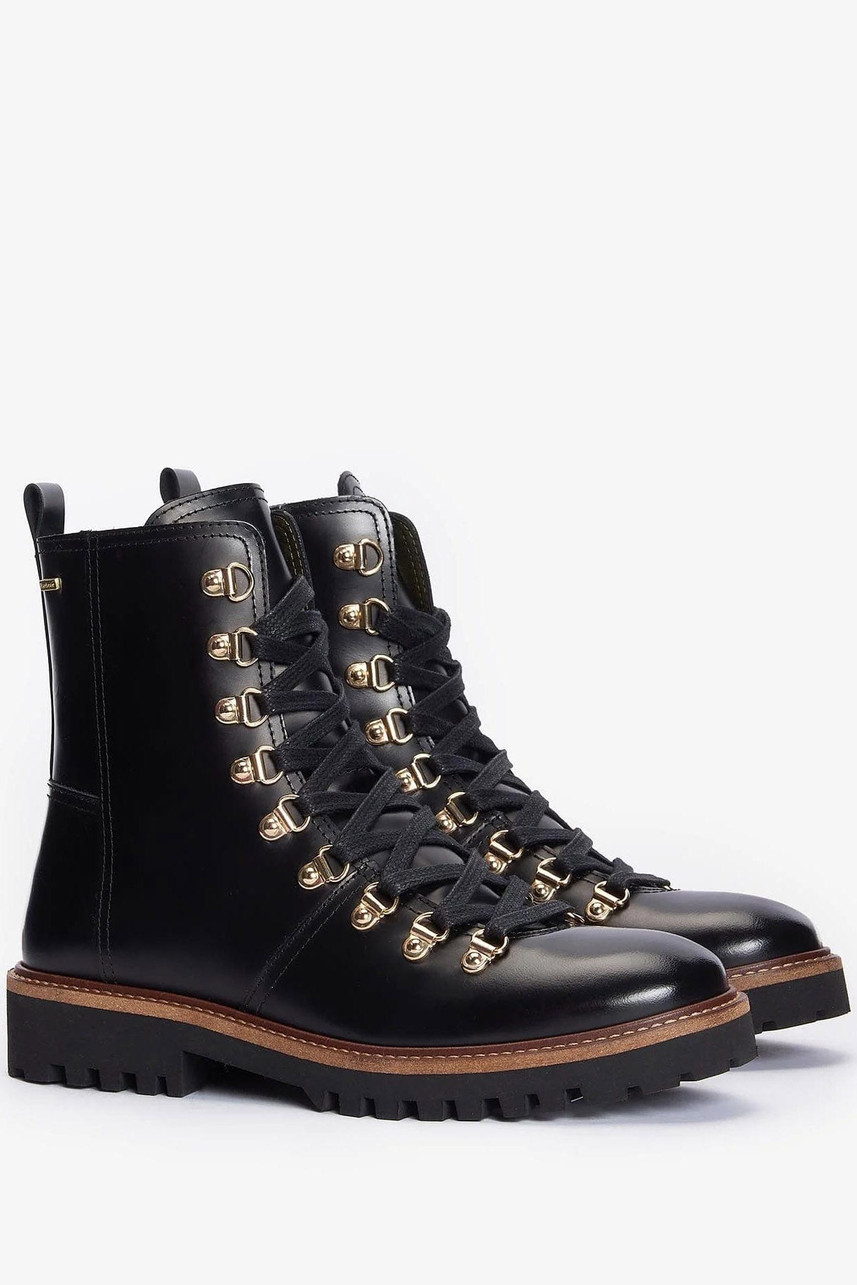 Barbour Blake Hiker Boot - Black Polido