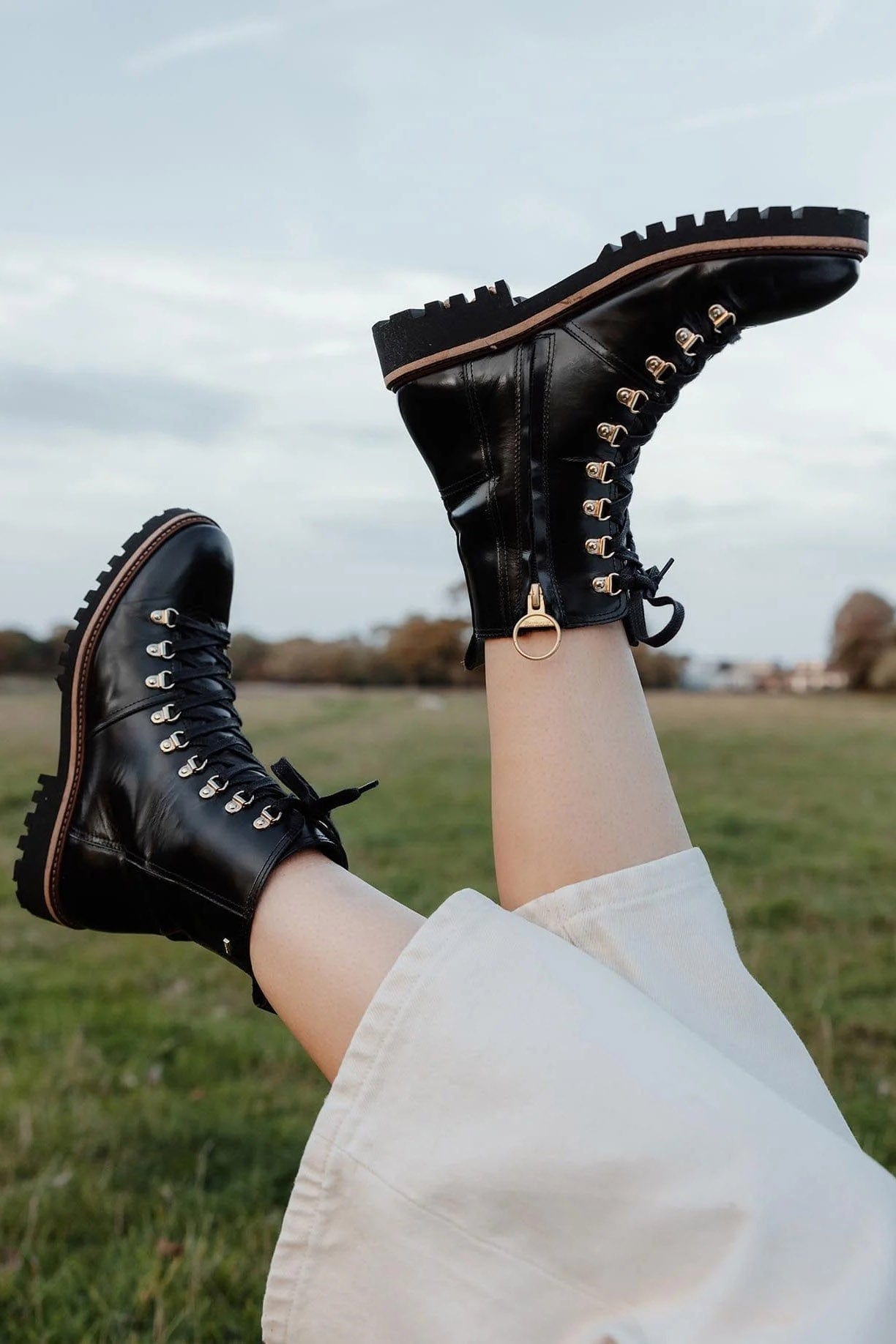 Barbour Blake Hiker Boot - Black Polido