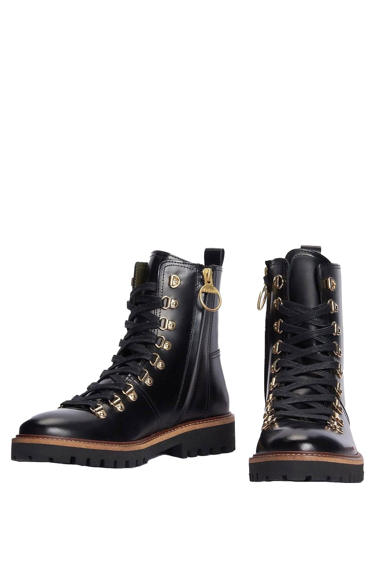 Barbour Blake Hiker Boot - Black Polido