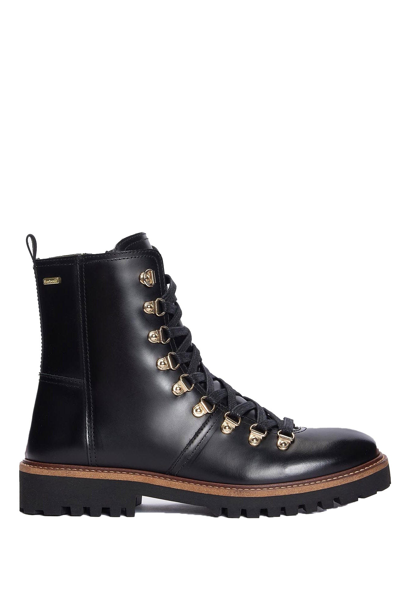 Barbour Blake Hiker Boot - Black Polido