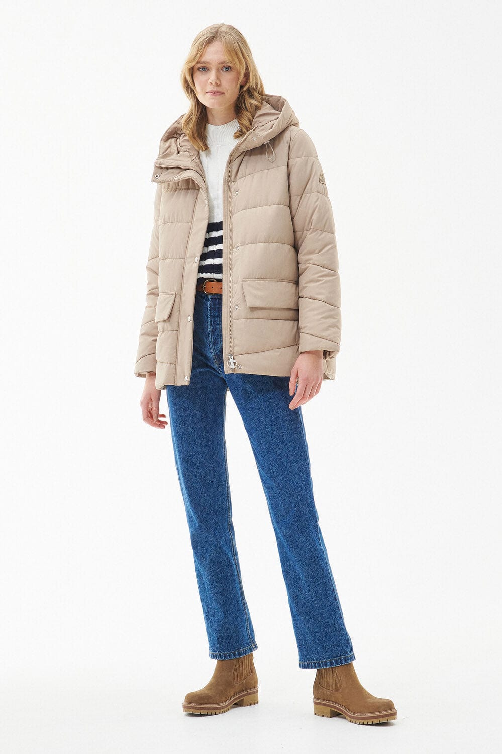 Barbour Bracken Quilt Jacket - Light Trench