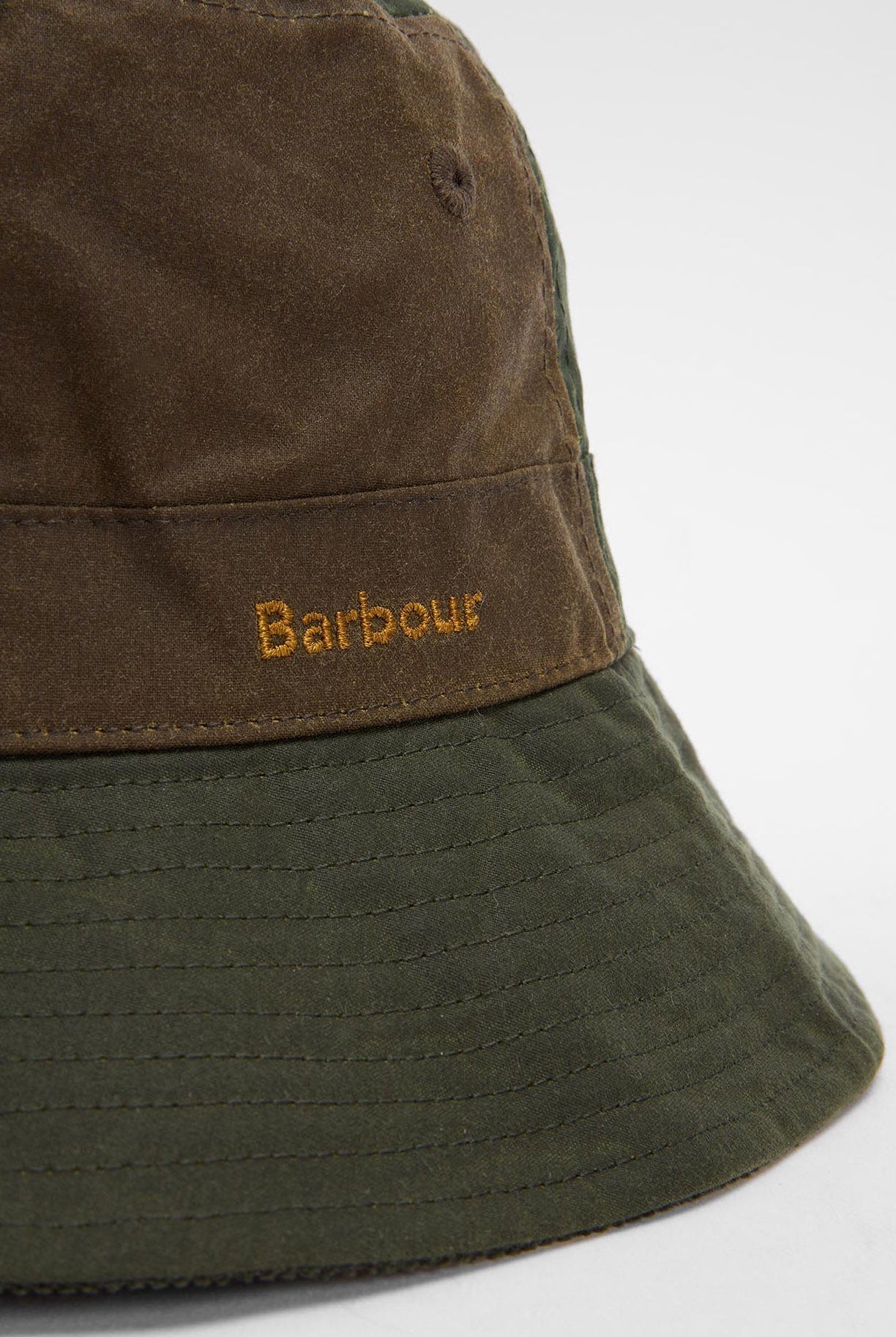 Barbour Brackley Waxed Bucket Hat - Fern/Beech