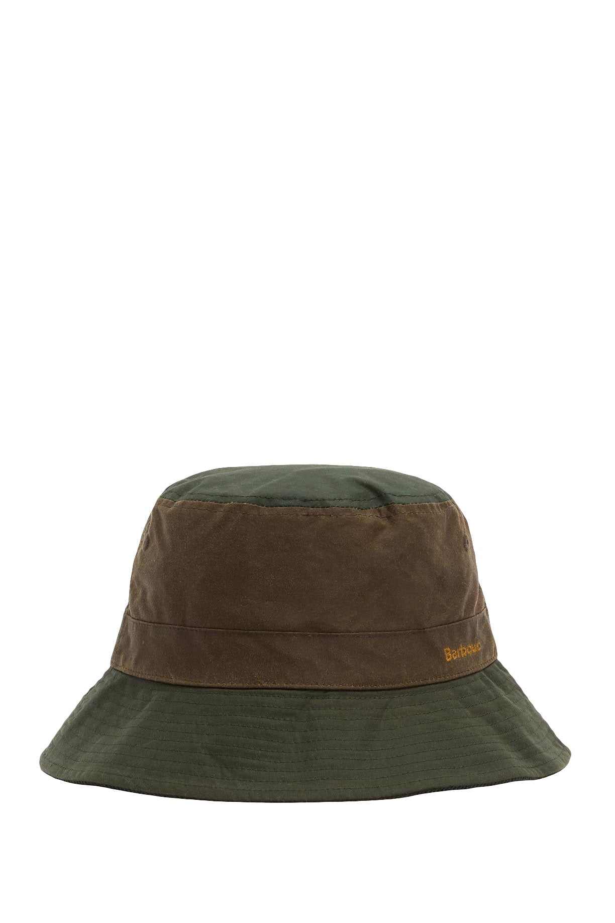 Barbour Brackley Waxed Bucket Hat - Fern/Beech