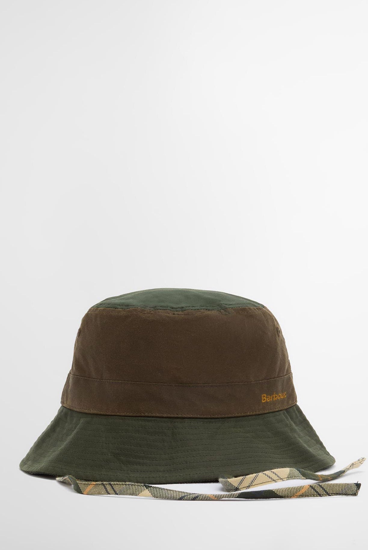 Barbour Brackley Waxed Bucket Hat - Fern/Beech