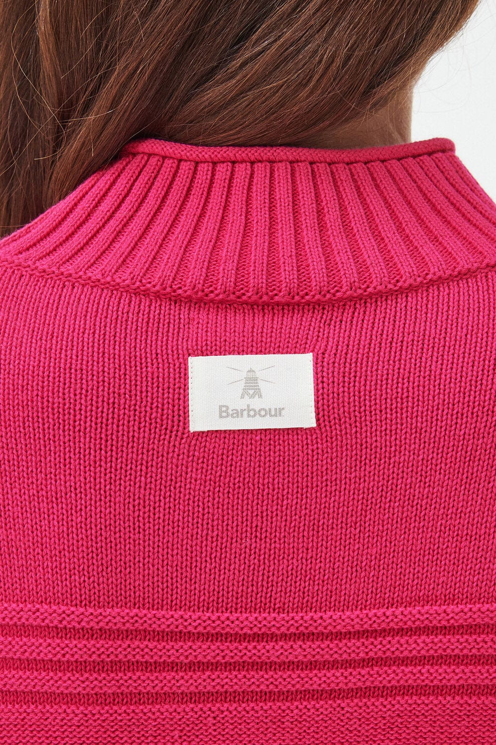 Barbour Breeze Knit Jumper - Pink Dahlia