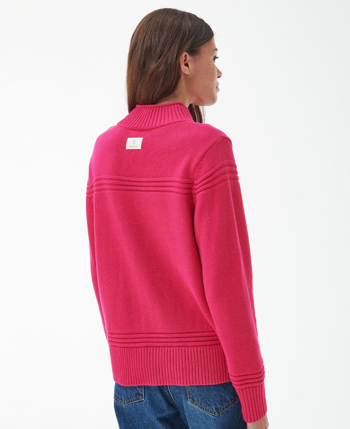 Barbour Breeze Knit Jumper - Pink Dahlia