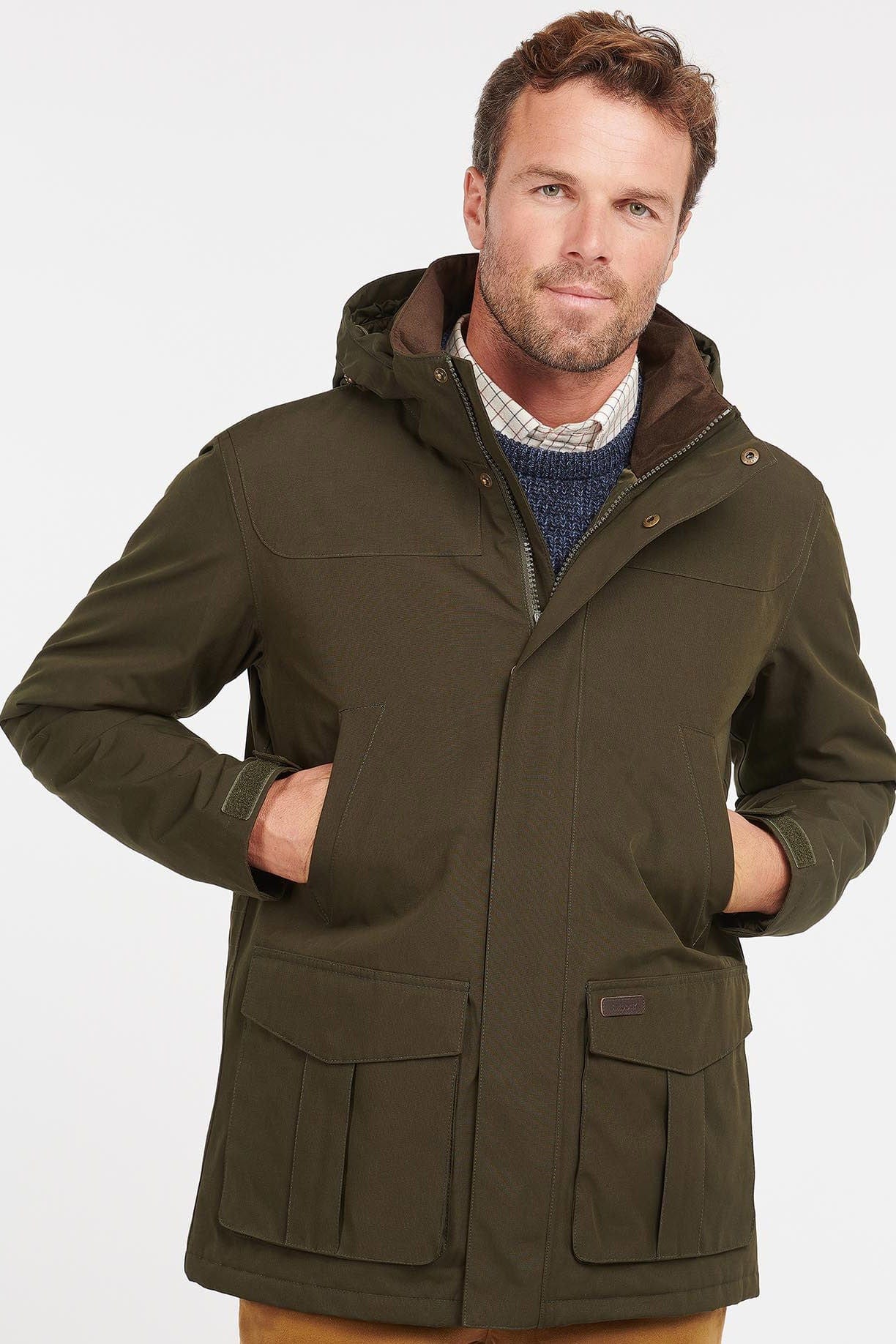 Barbour Brockstone Jacket - Dark Olive