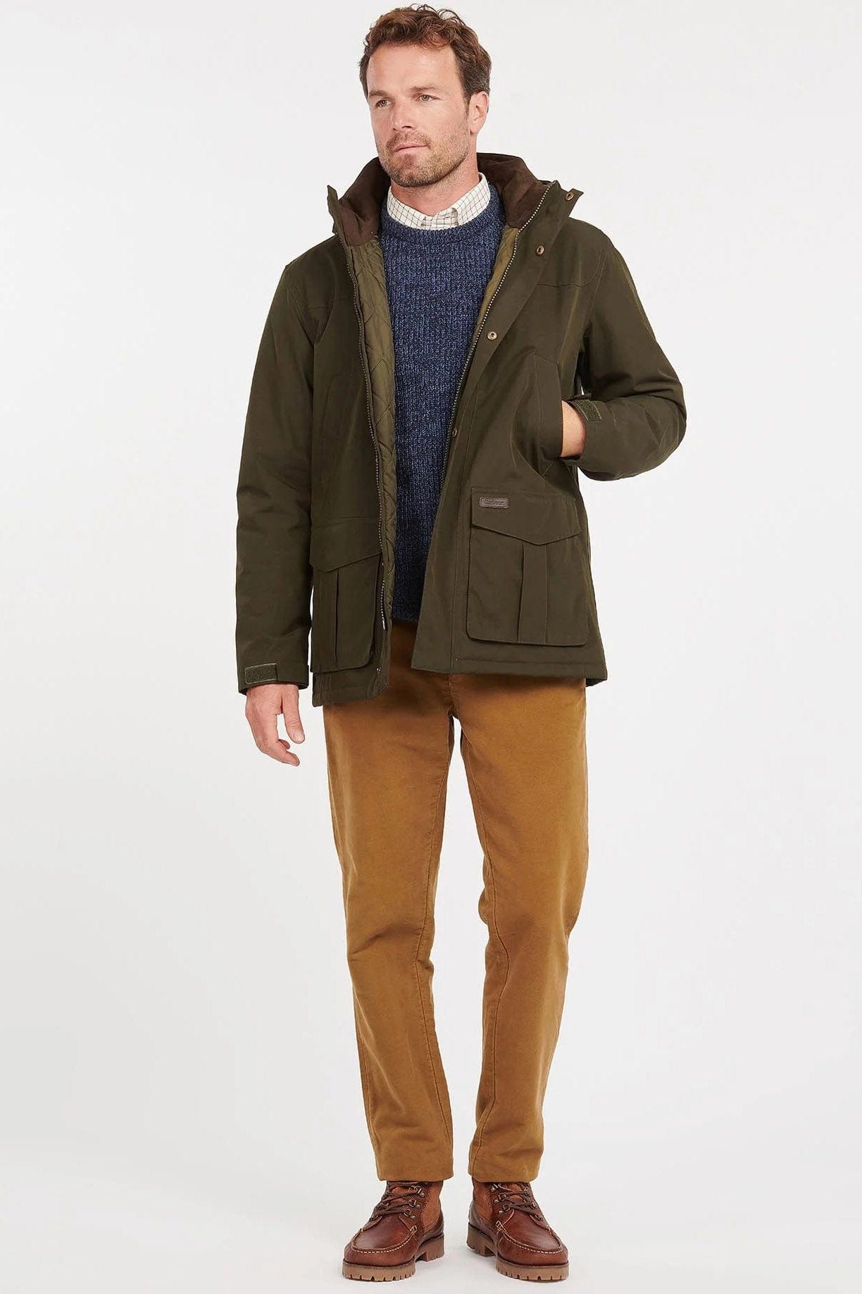 Barbour Brockstone Jacket - Dark Olive
