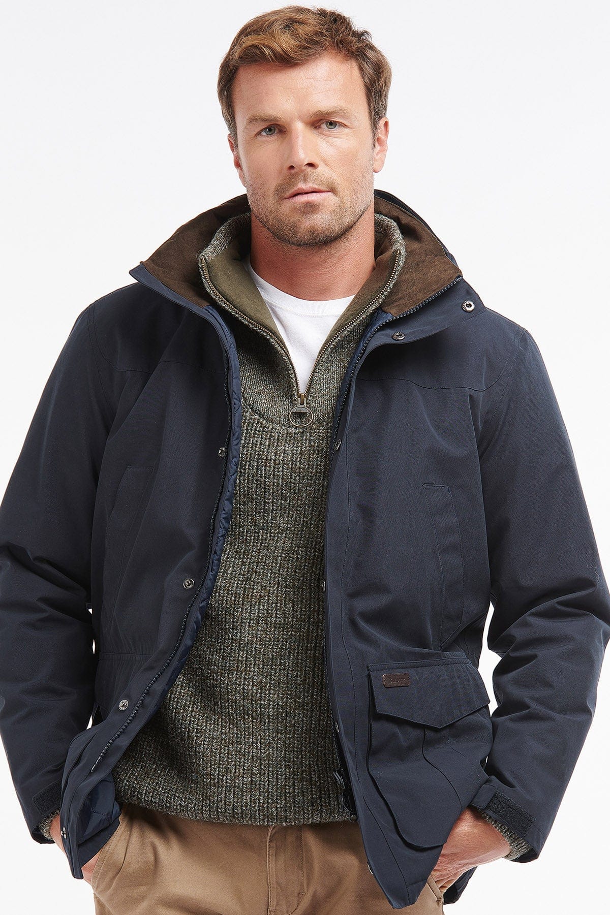 Barbour Brockstone Jacket - Navy