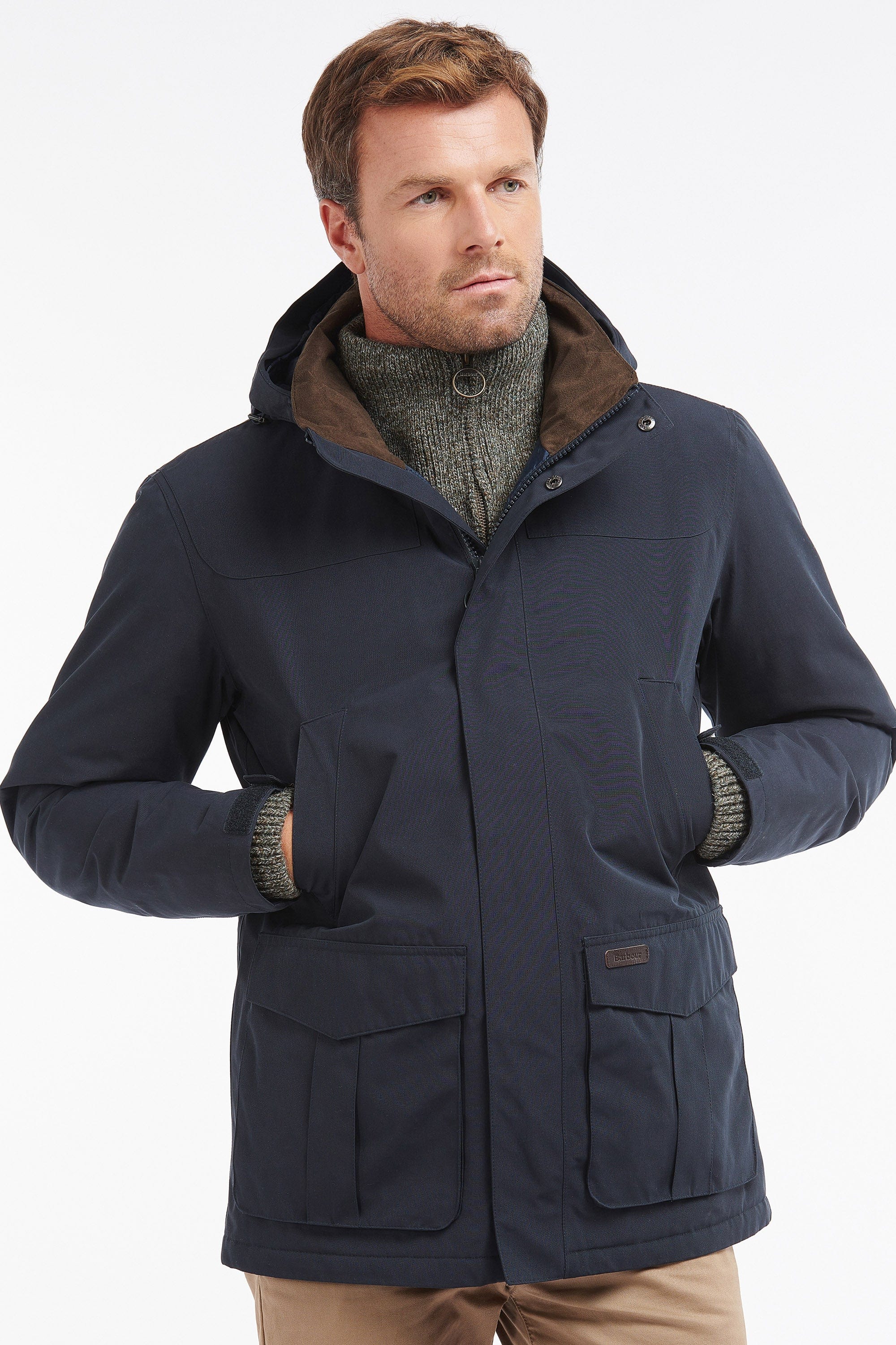 Barbour Brockstone Jacket - Navy