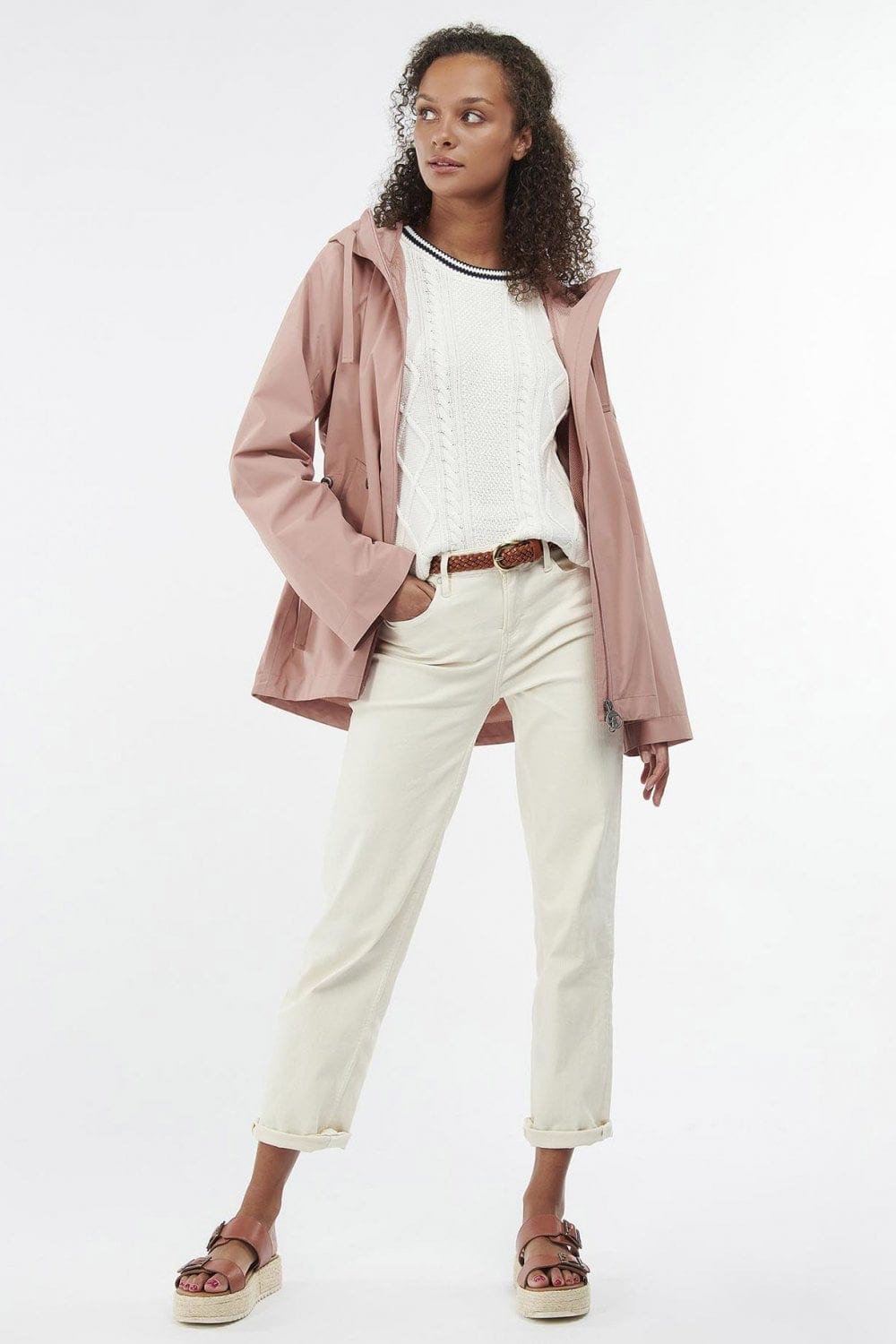 Barbour Budle Jacket - Soft Coral
