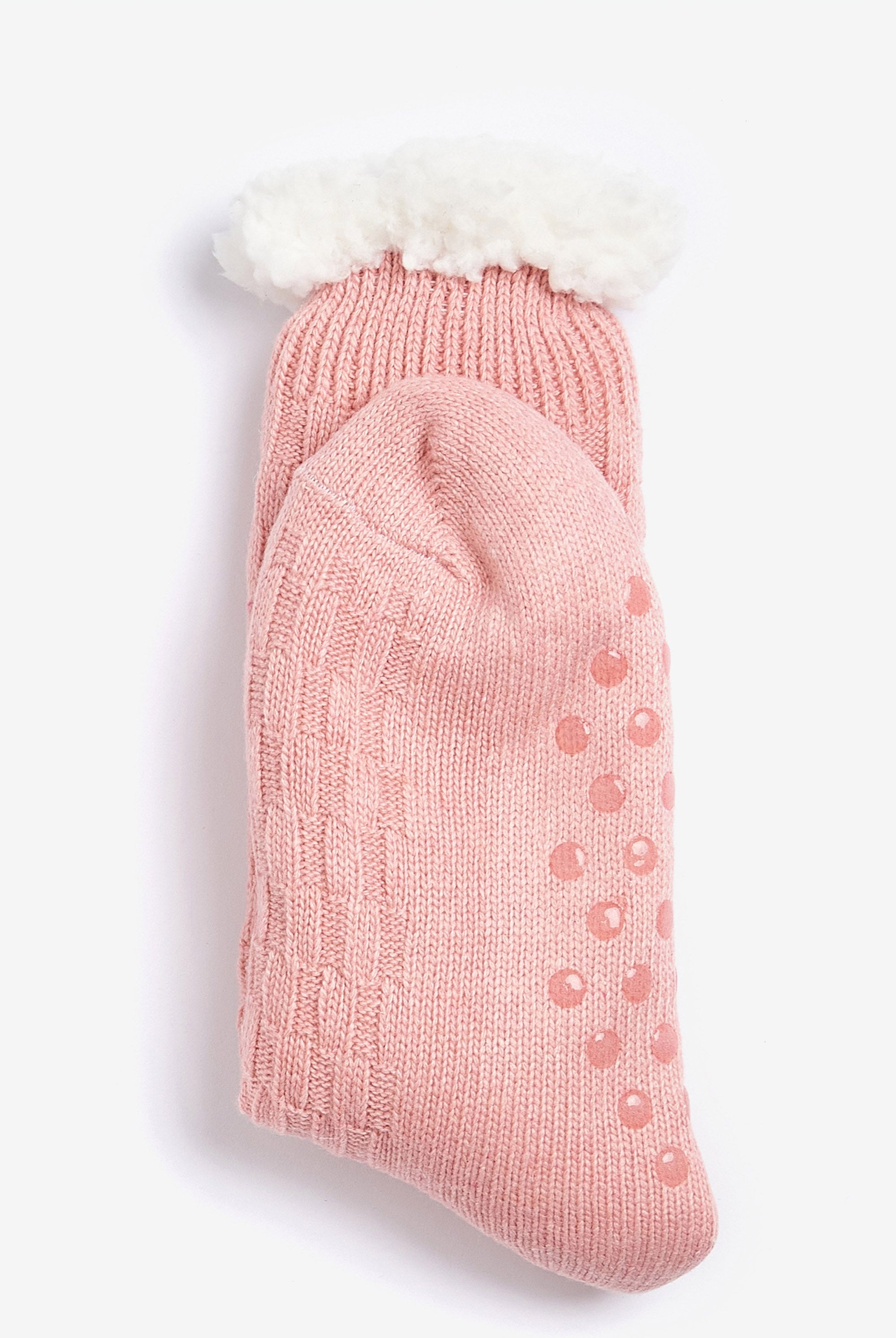 Barbour Cabin Knit Lounge Socks - Dusty Pink LAC0297_PI51_OS
