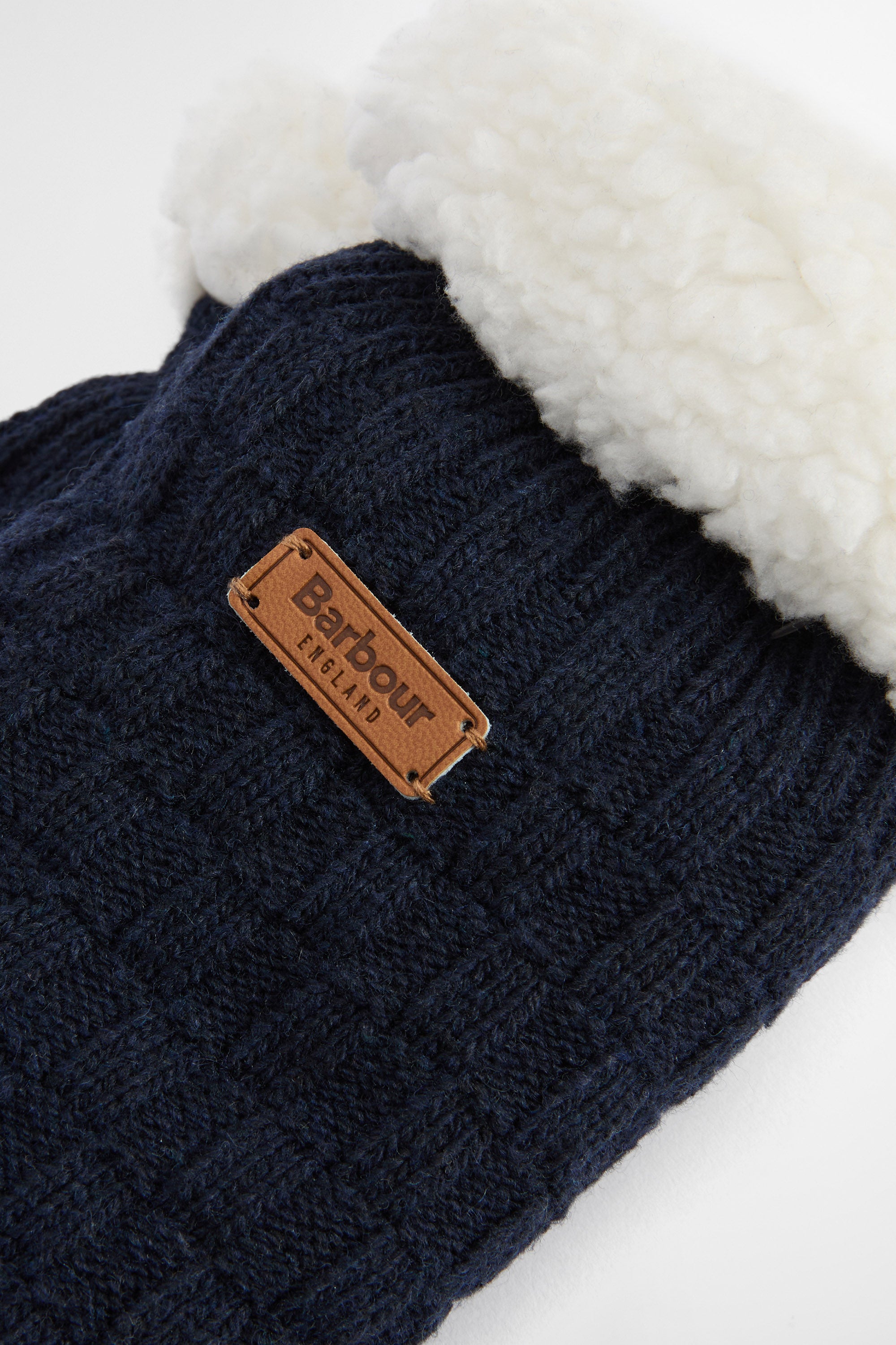Barbour Cable Knit Lounge Socks - Navy LAC0297_NY71_OS