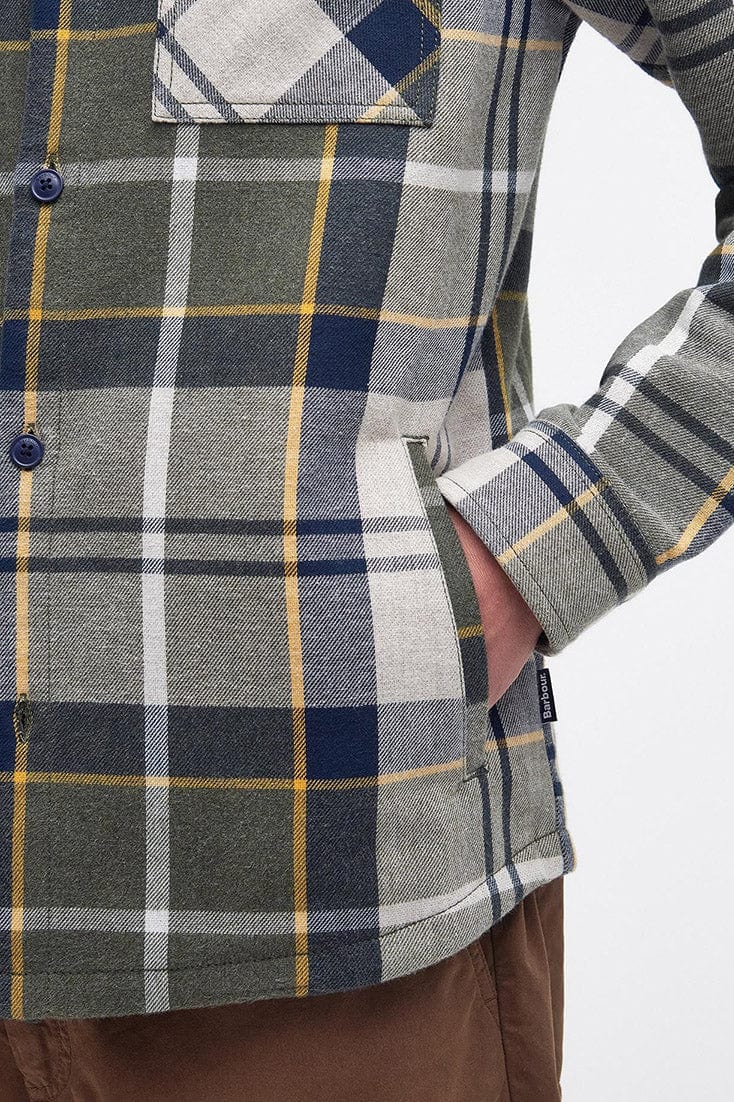 Barbour Cannich Overshirt - Forest Mist Tartan