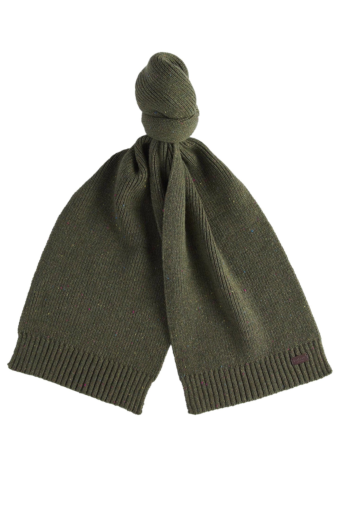 Barbour Carlton Fleck Beanie & Scarf Gift Set - Olive MGS0047_OL31_OS