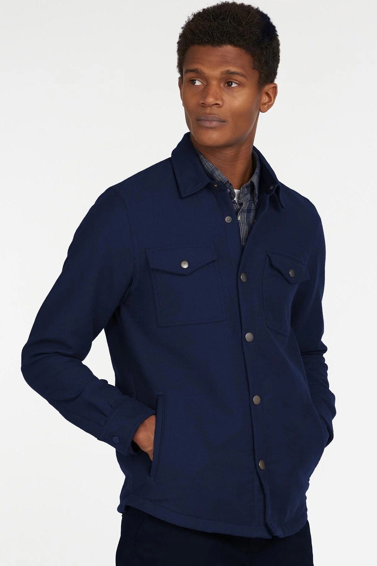 Barbour Carrbridge Overshirt - Navy