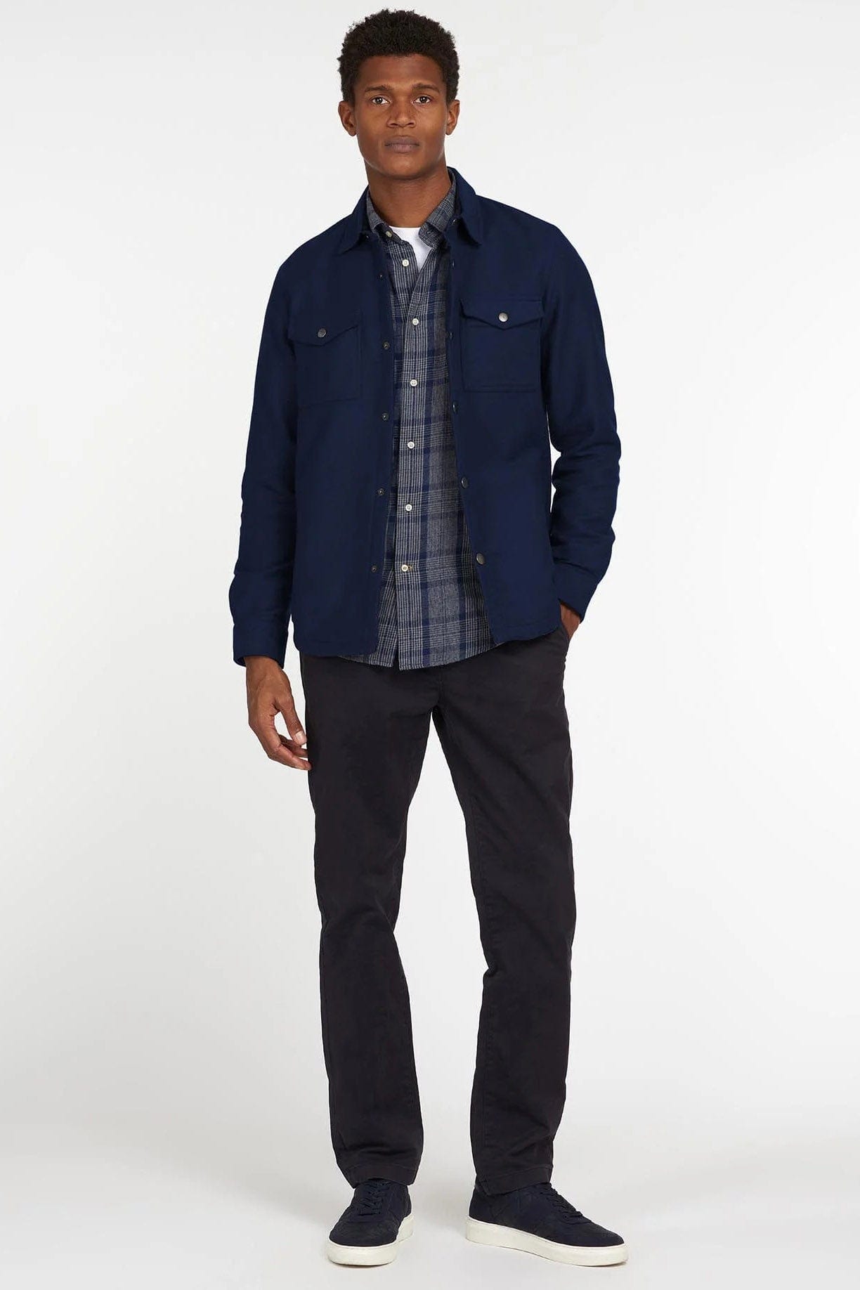 Barbour Carrbridge Overshirt - Navy