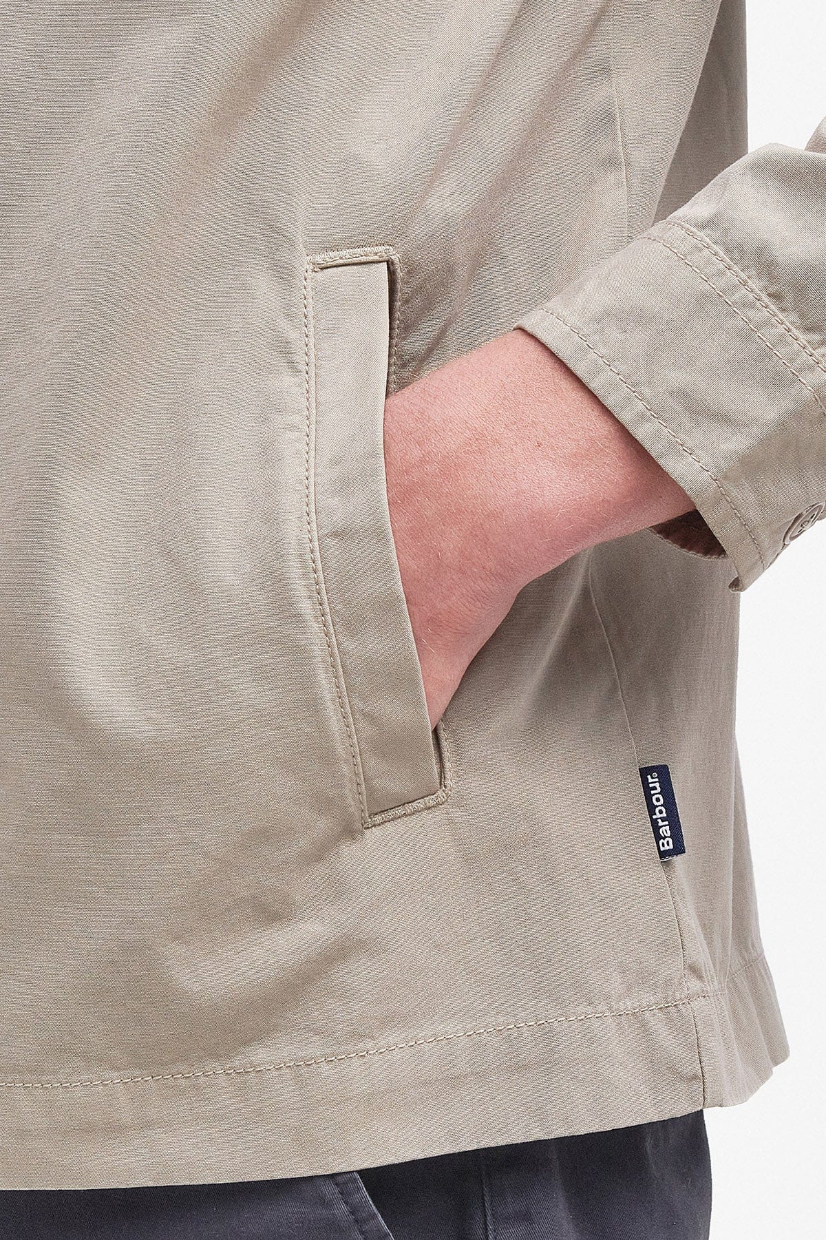 Barbour Castlebay Overshirt - Concrete