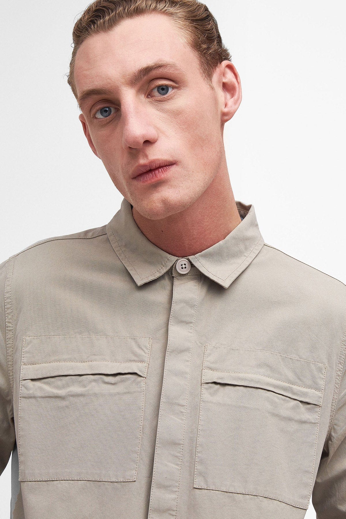 Barbour Castlebay Overshirt - Concrete