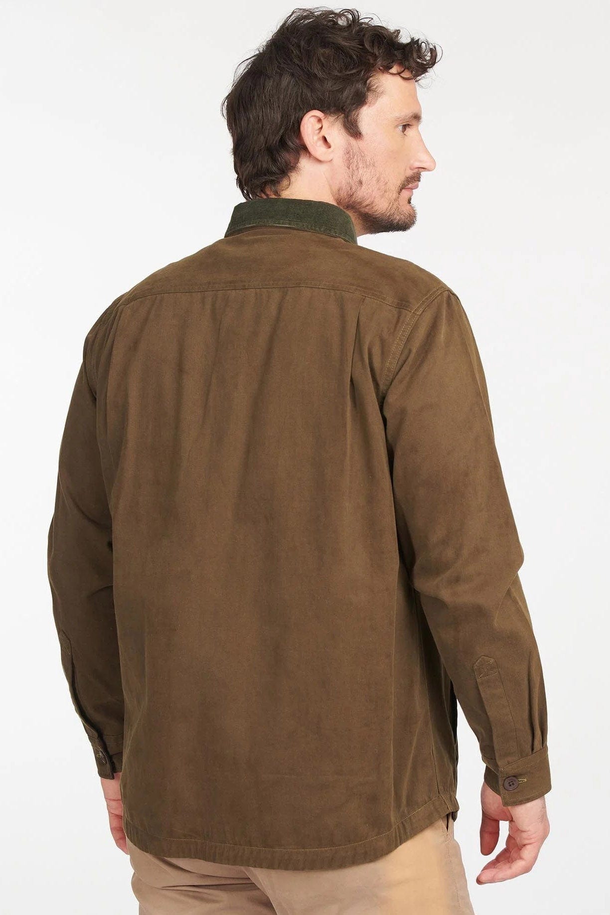 Barbour Catbell Overshirt - Dark Olive