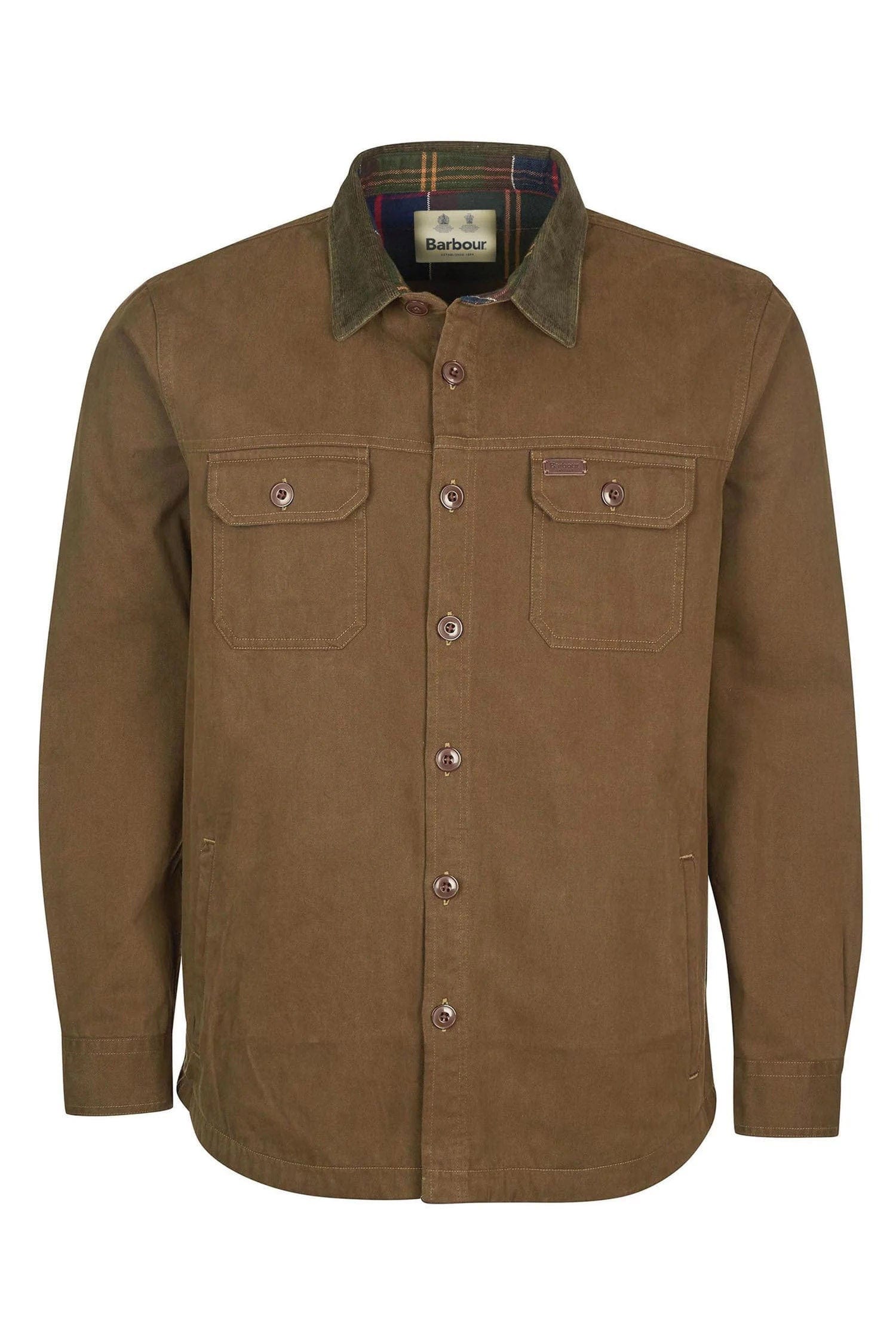 Barbour Catbell Overshirt - Dark Olive