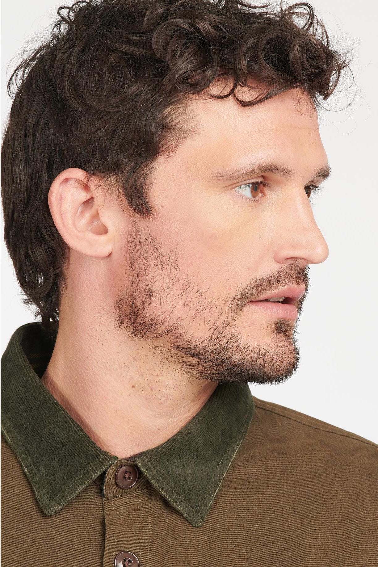 Barbour Catbell Overshirt - Dark Olive