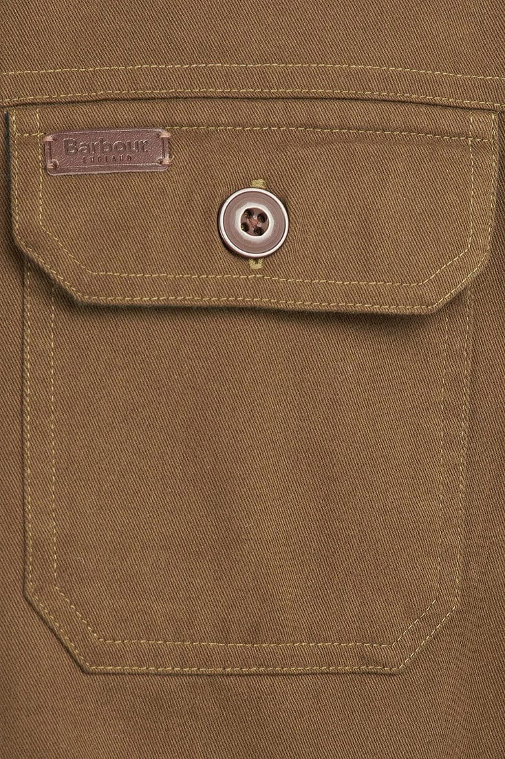 Barbour Catbell Overshirt - Dark Olive