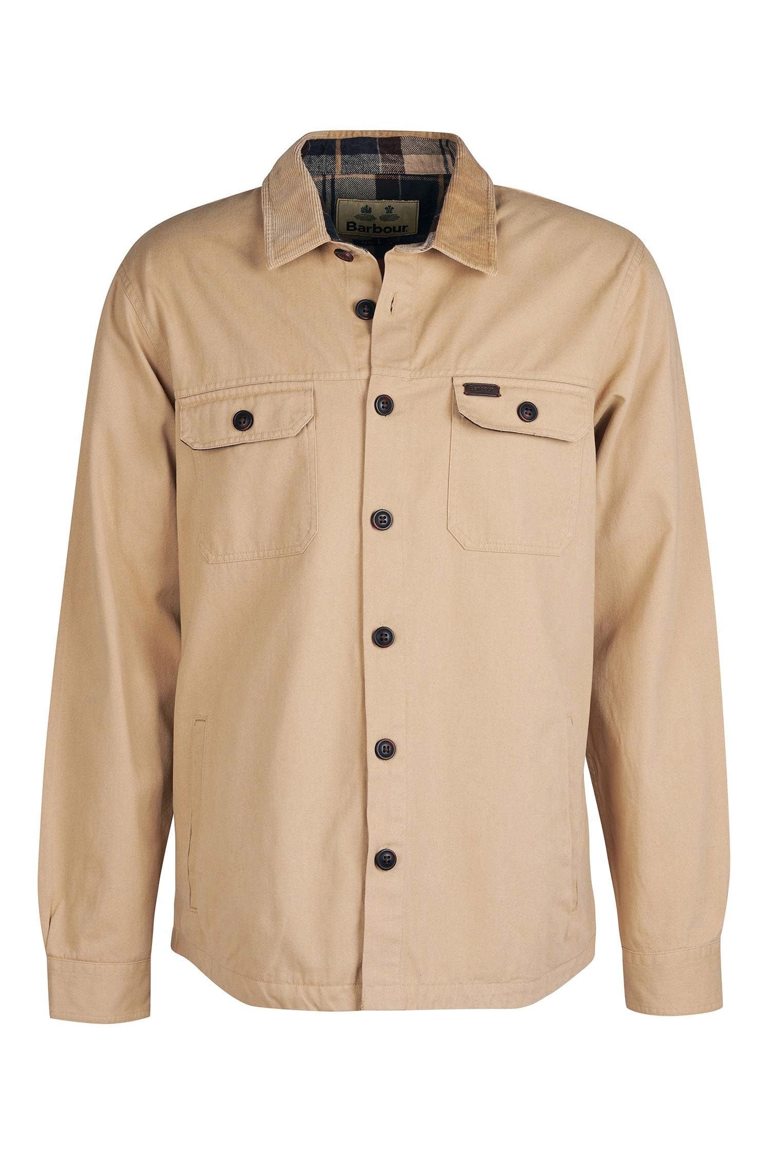 Barbour Catbell Overshirt - Light Stone