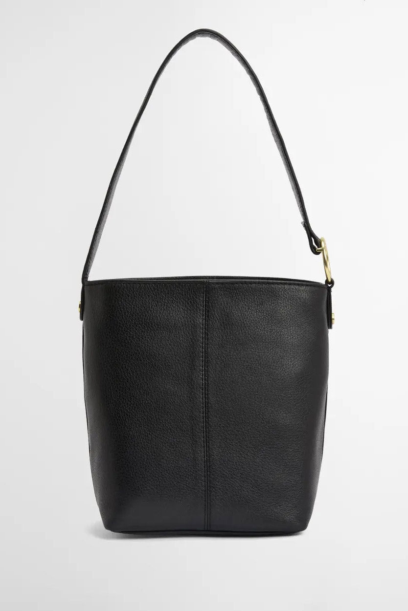 Barbour Cedar Leather Bucket Bag - Black LBA0488_BK11_OS