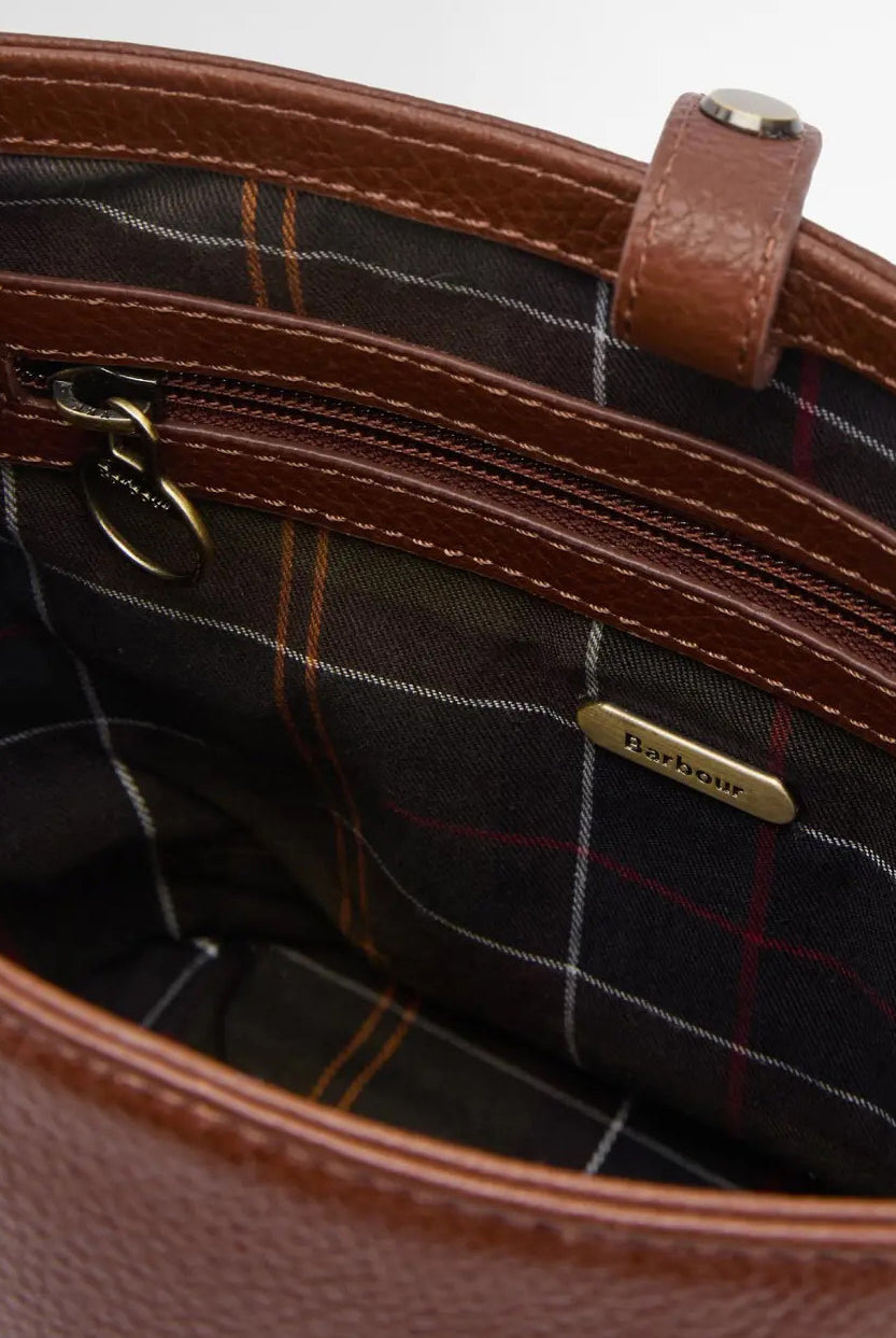 Barbour Cedar Leather Bucket Bag - Brown LBA0488_BR11_OS