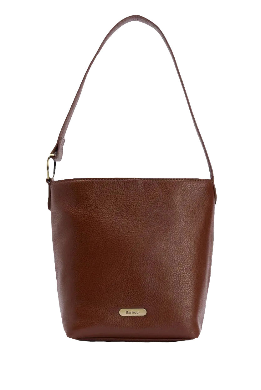 Barbour Cedar Leather Bucket Bag - Brown LBA0488_BR11_OS