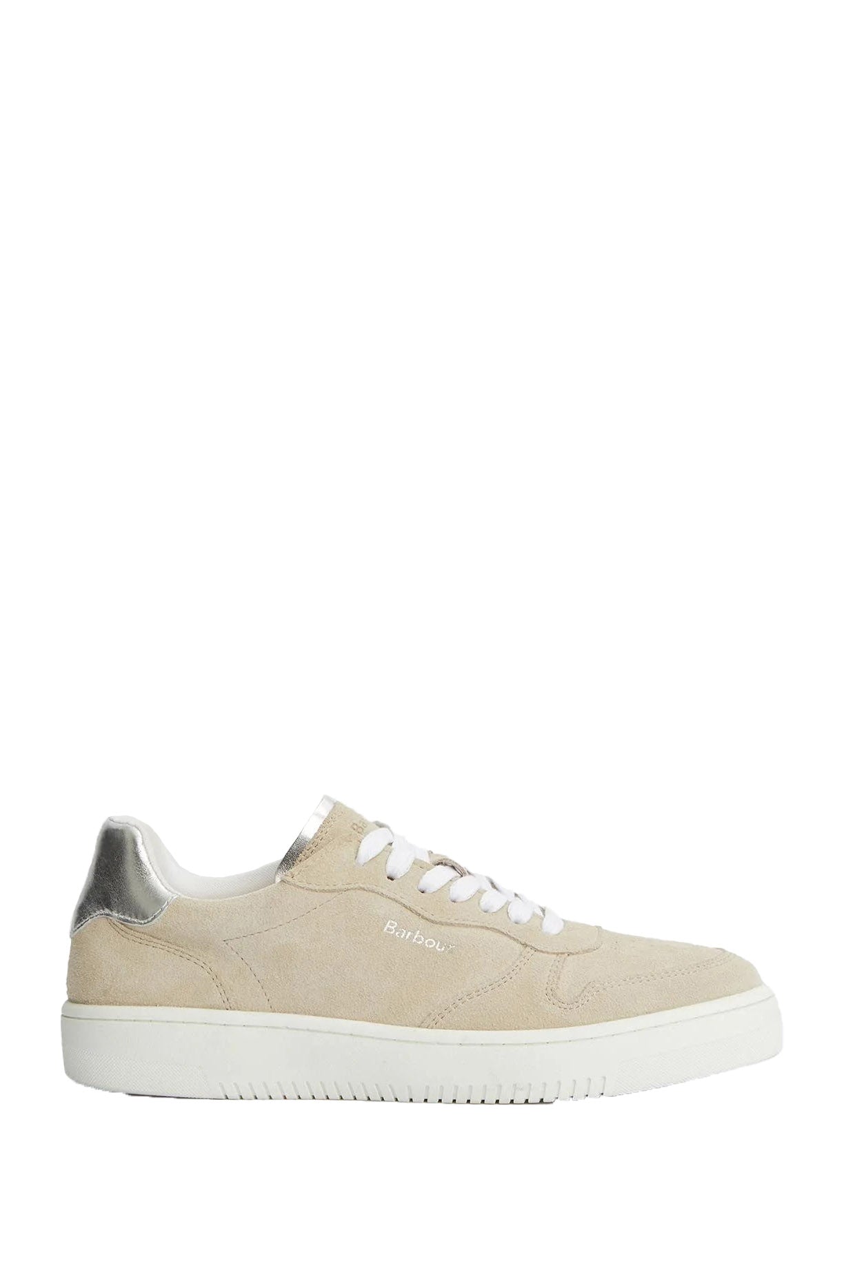 Barbour Celeste Trainers - Beige/Silver