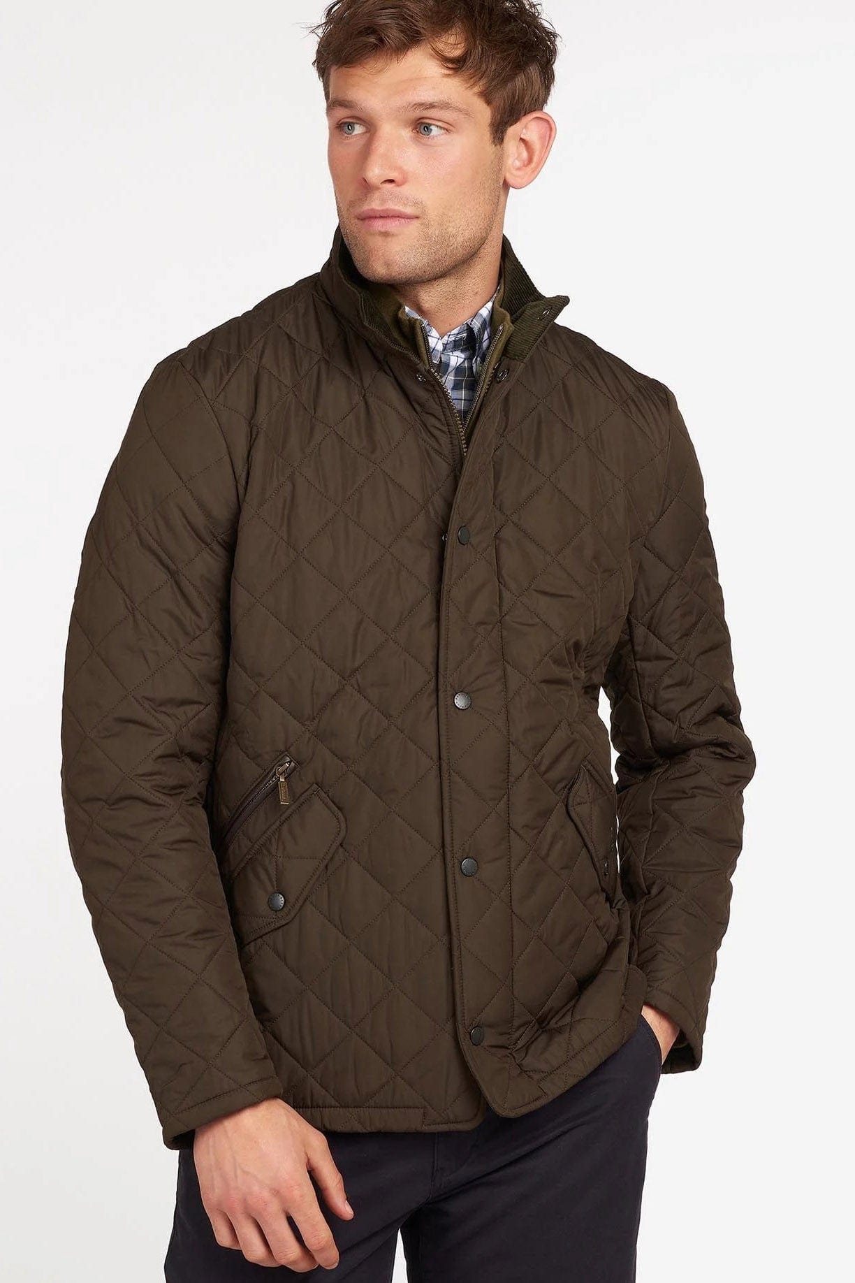 Barbour Chelsea Sportsquilt Jacket - Olive