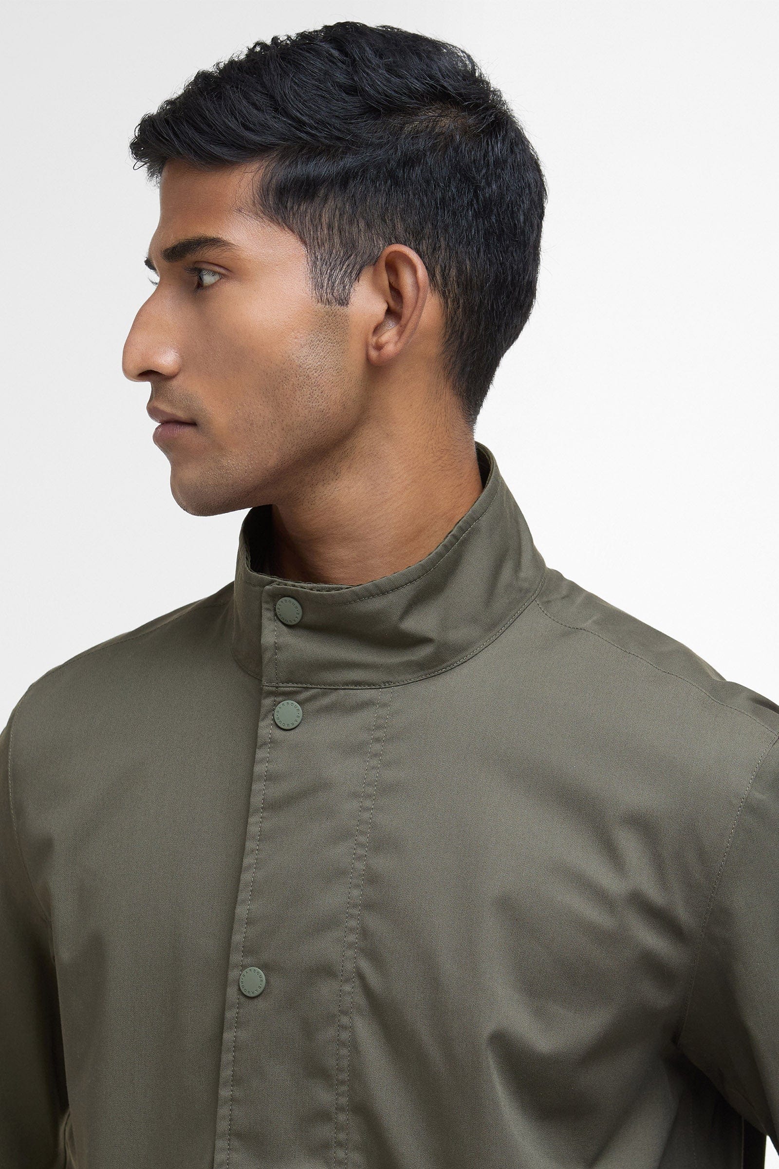 Barbour City Chelsea Waterproof Jacket - Uniform Green/Bleached Pine