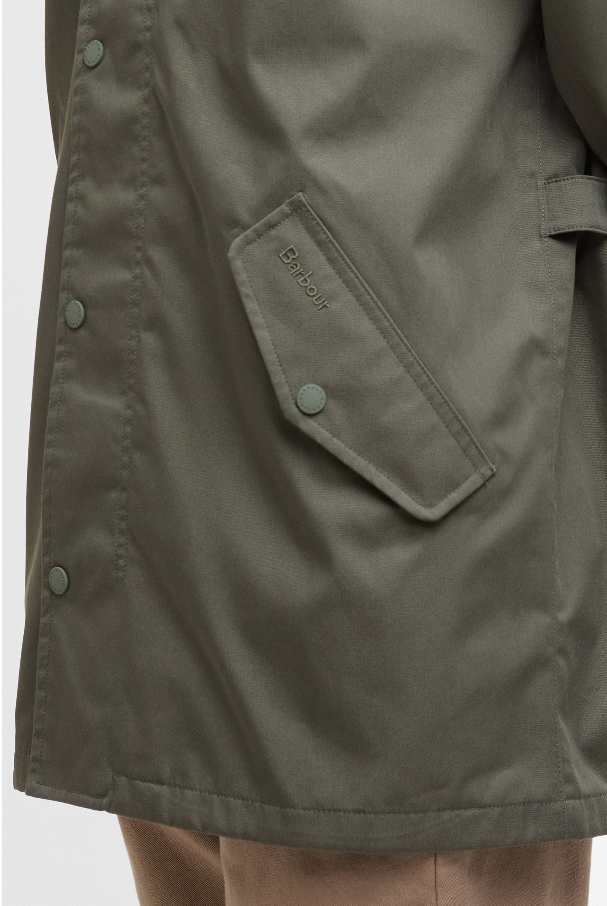 Barbour City Chelsea Waterproof Jacket - Uniform Green/Bleached Pine