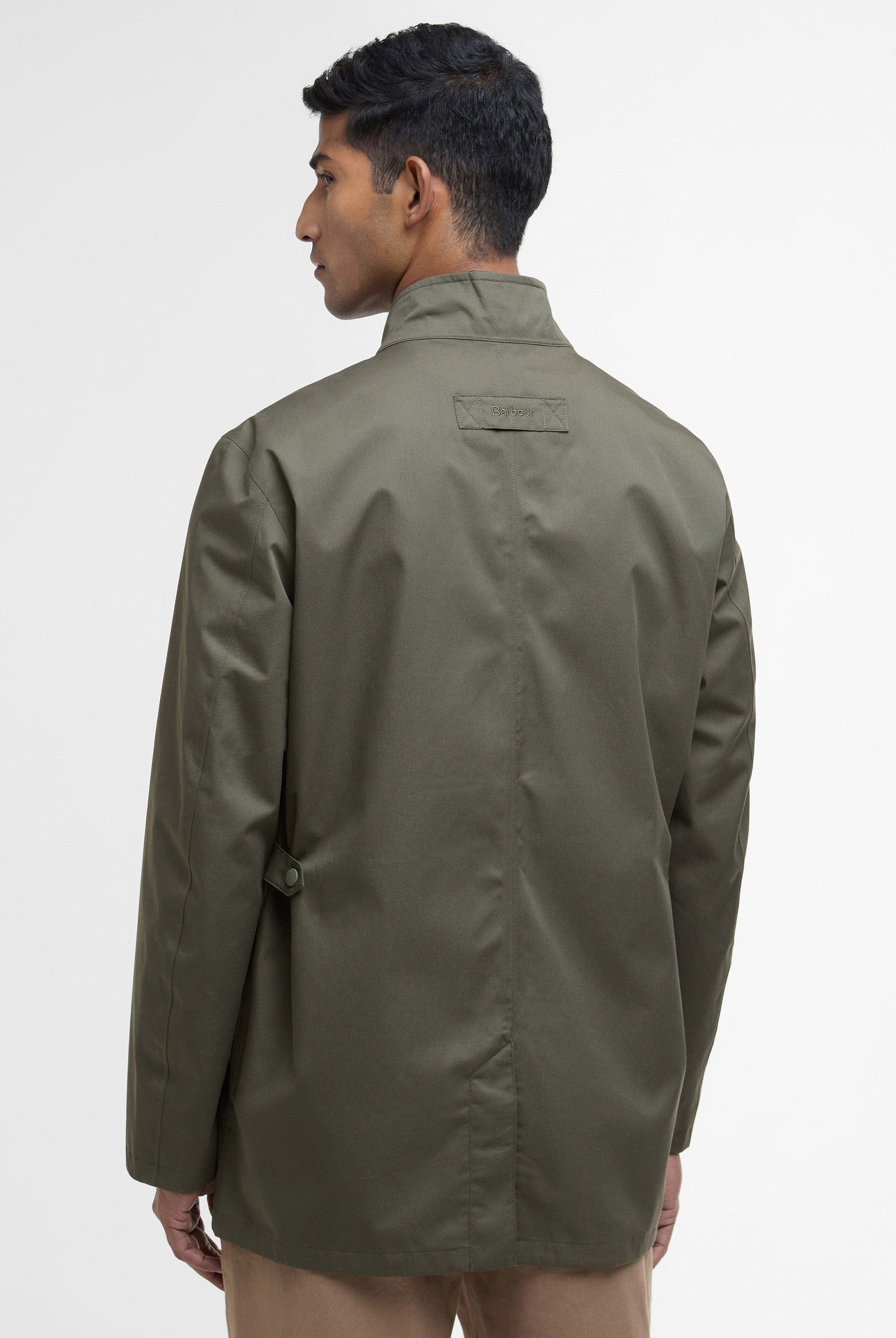 Barbour City Chelsea Waterproof Jacket - Uniform Green/Bleached Pine
